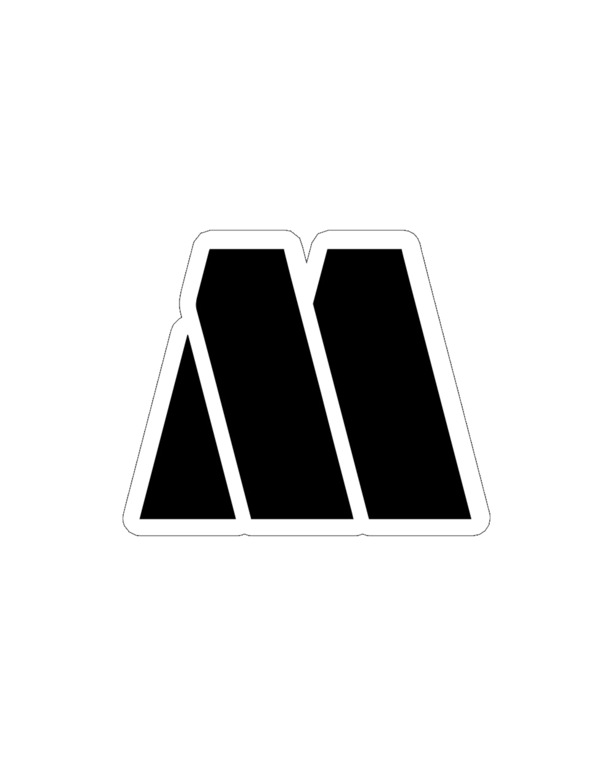 Black Motown Logo Sticker