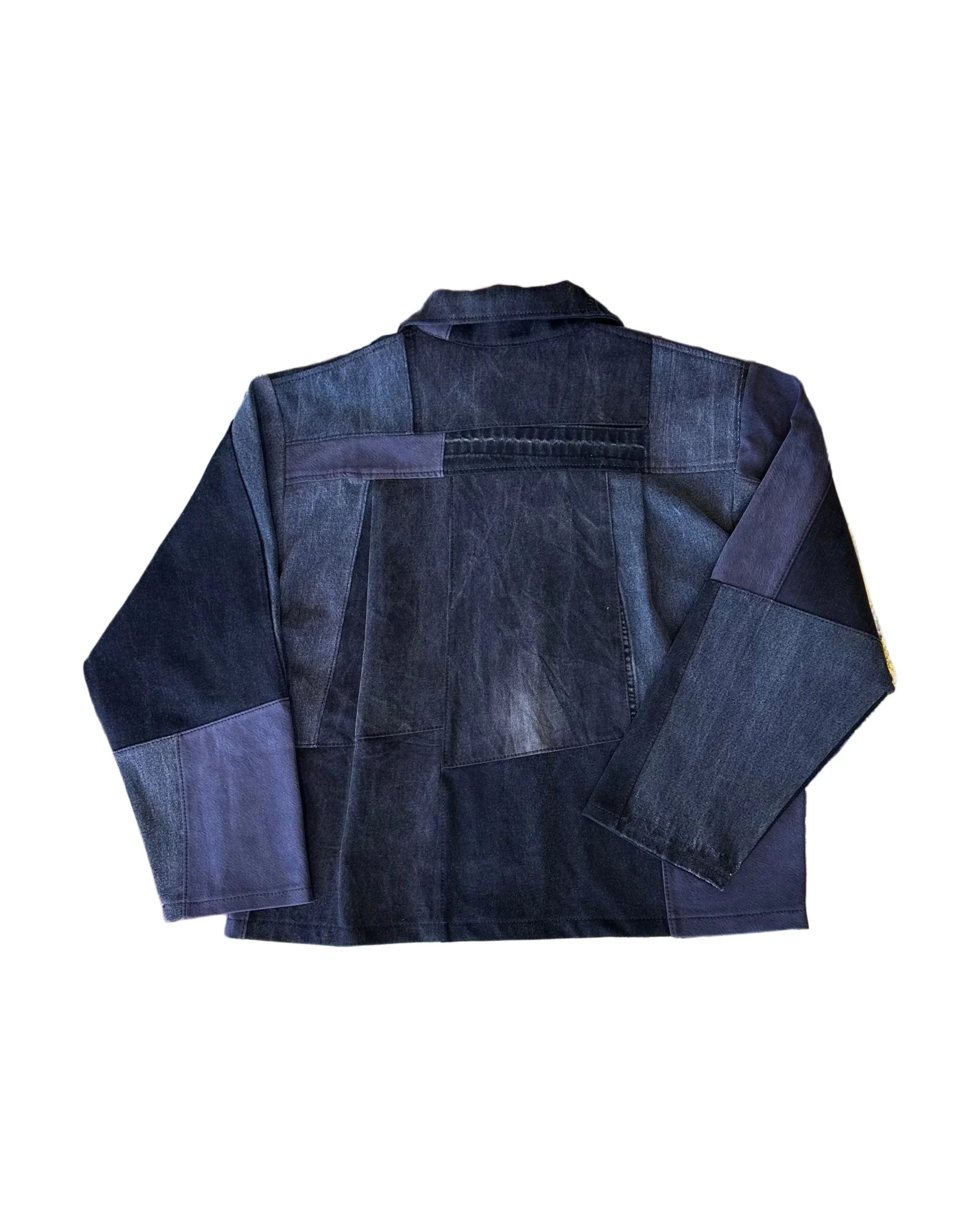 Black Multi Tonal Denim Jacket / Random Selection - Image 2