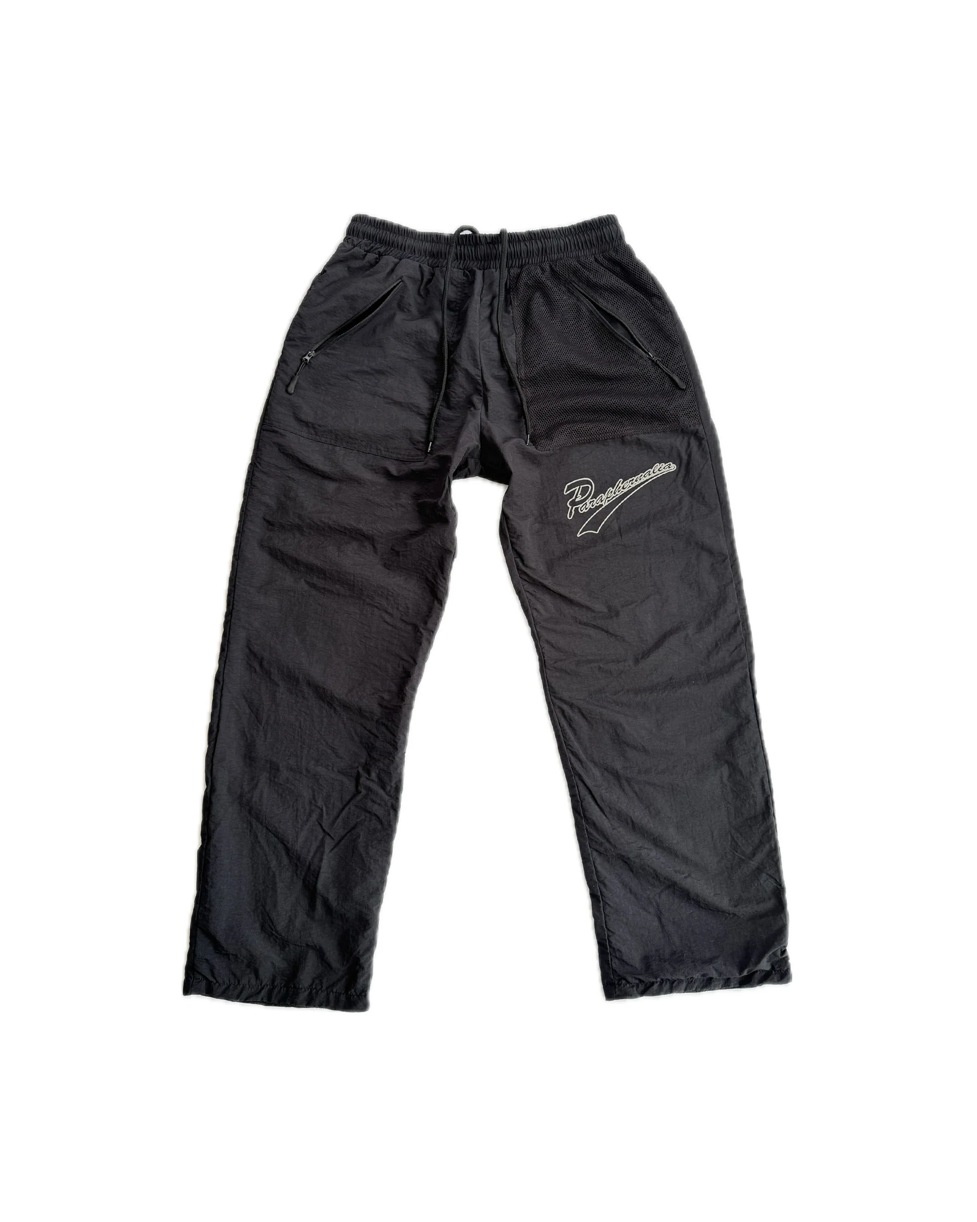 ℗ BLACK NYLON PANTS - Image 2