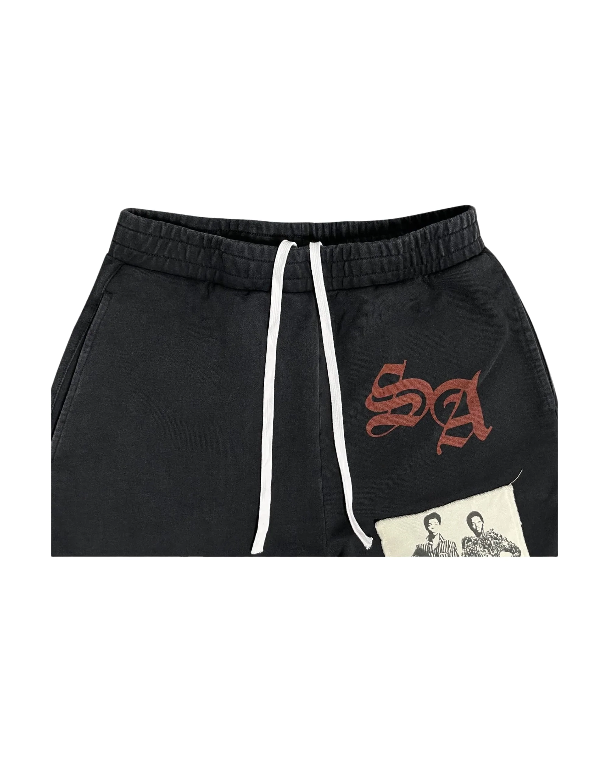 BLACK PATCH PANTS - Image 3