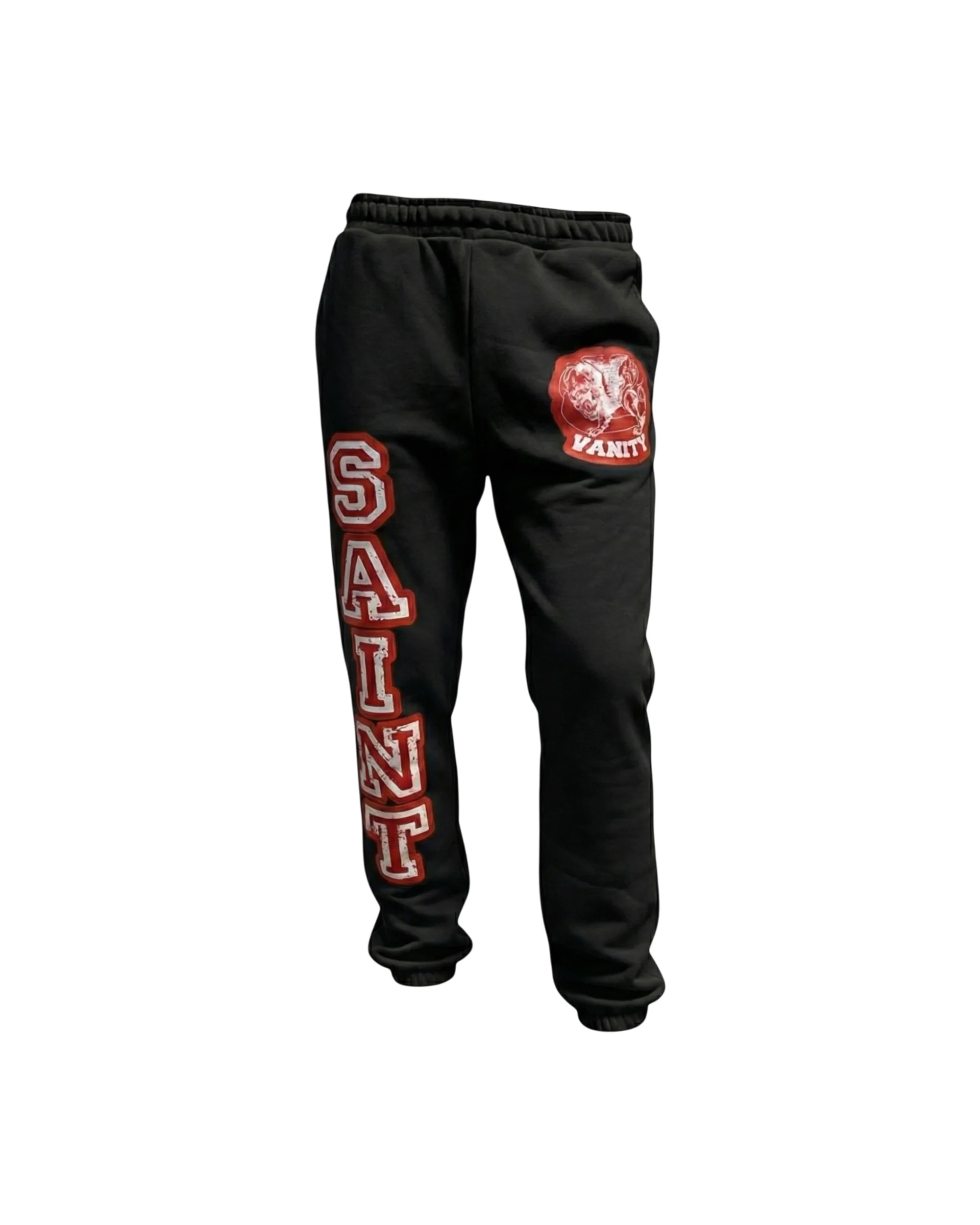 BLACK & RED VARSITY SWEATS