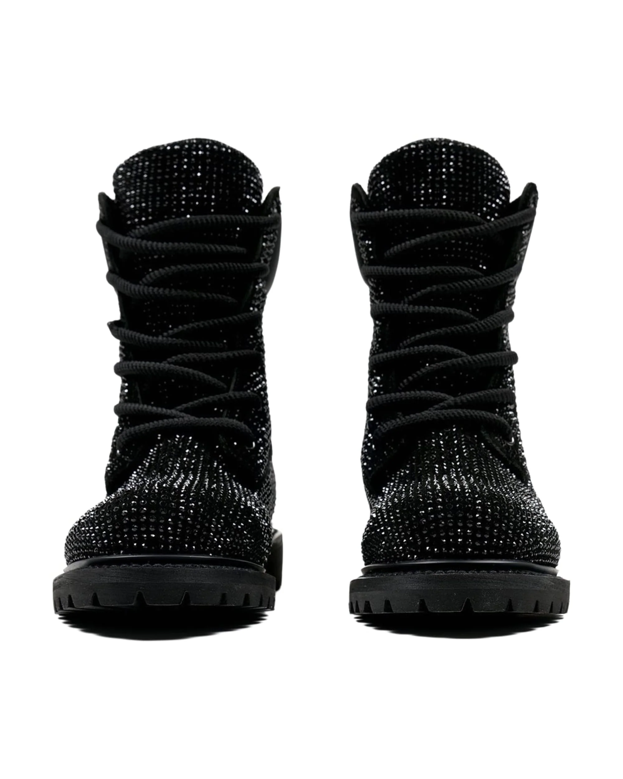 BLACK RHINESTONE BOOTS - Image 3