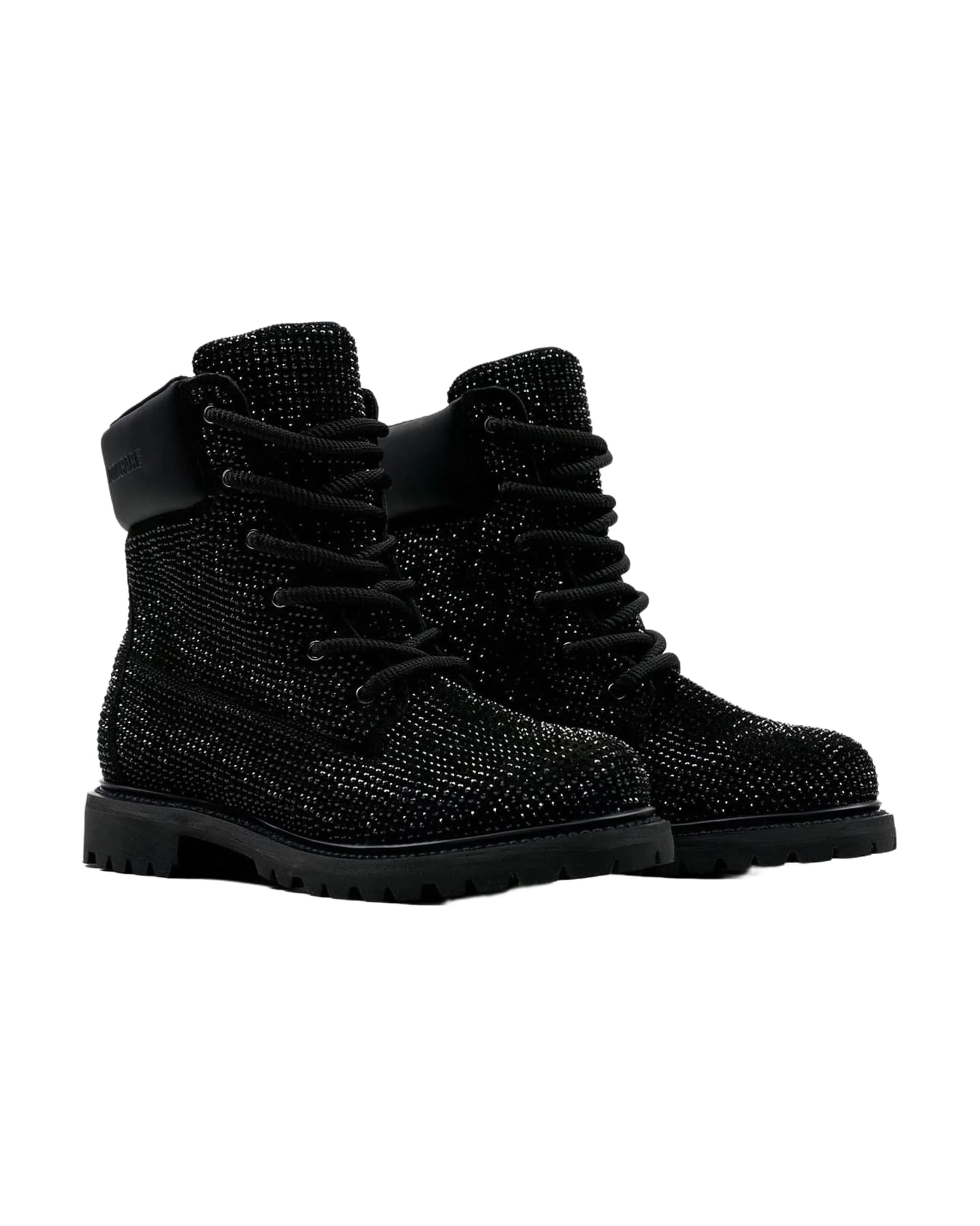 BLACK RHINESTONE BOOTS - Image 5