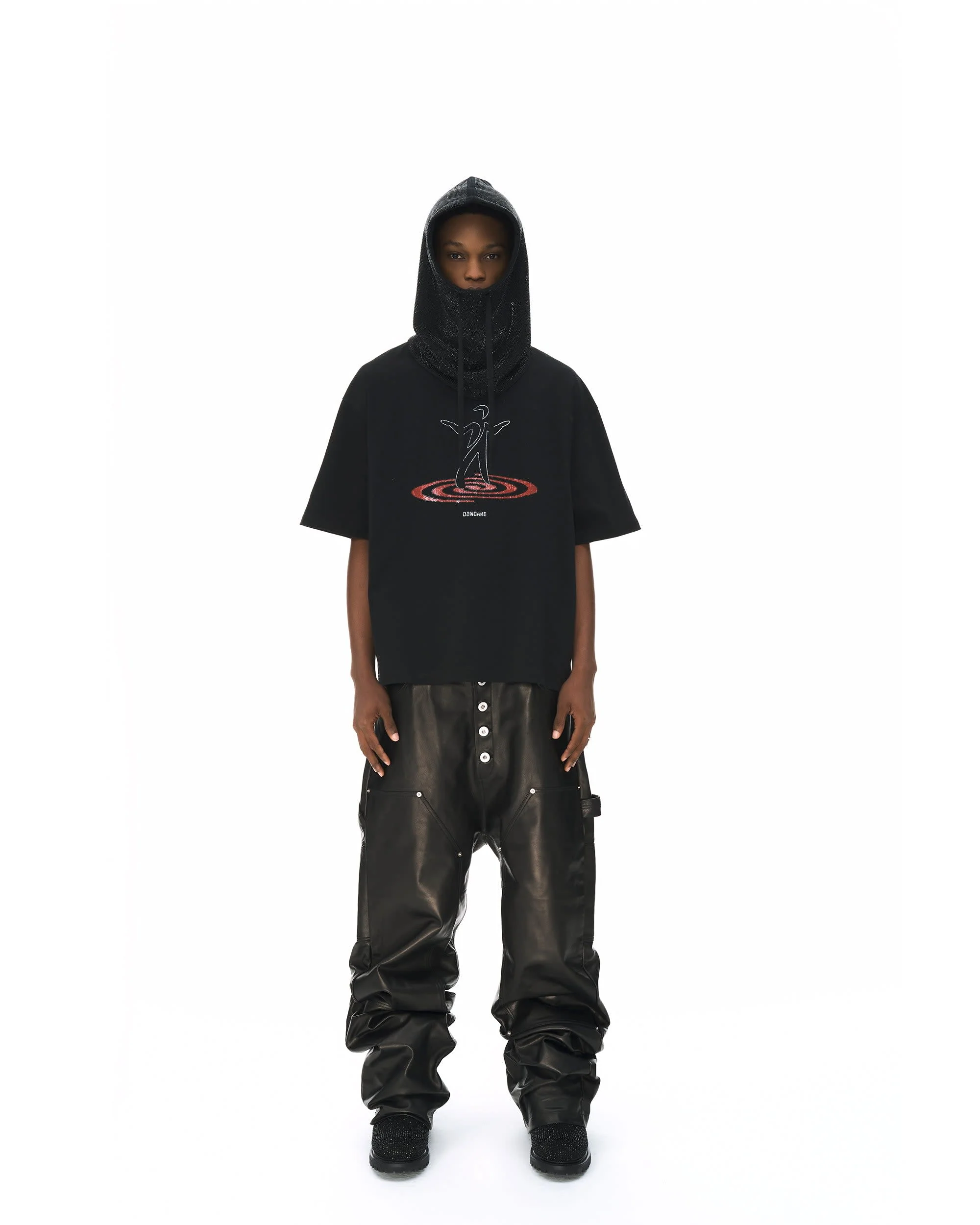 BLACK RHINESTONE HOOD - Image 10