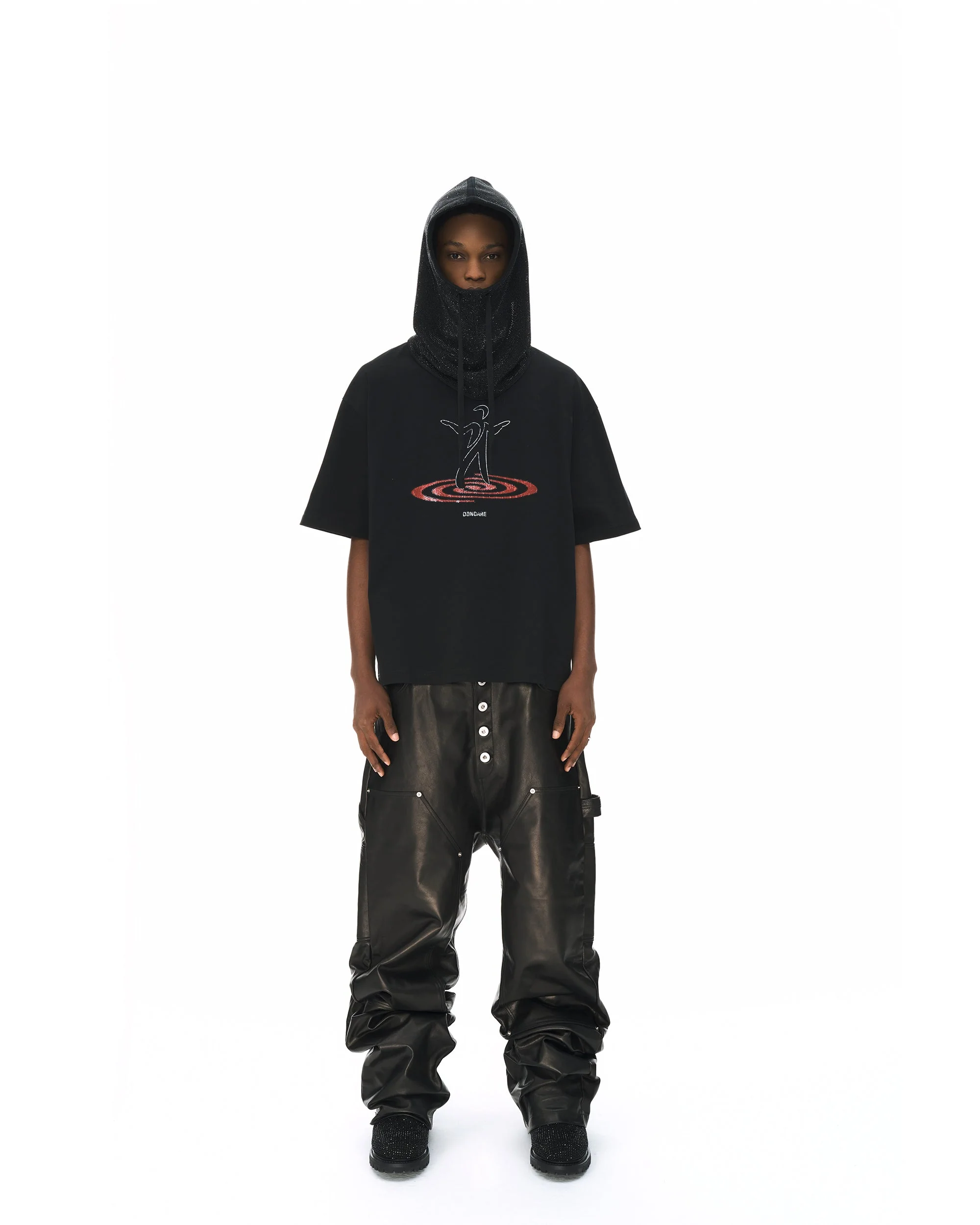 BLACK RHINESTONE HOOD - Image 19