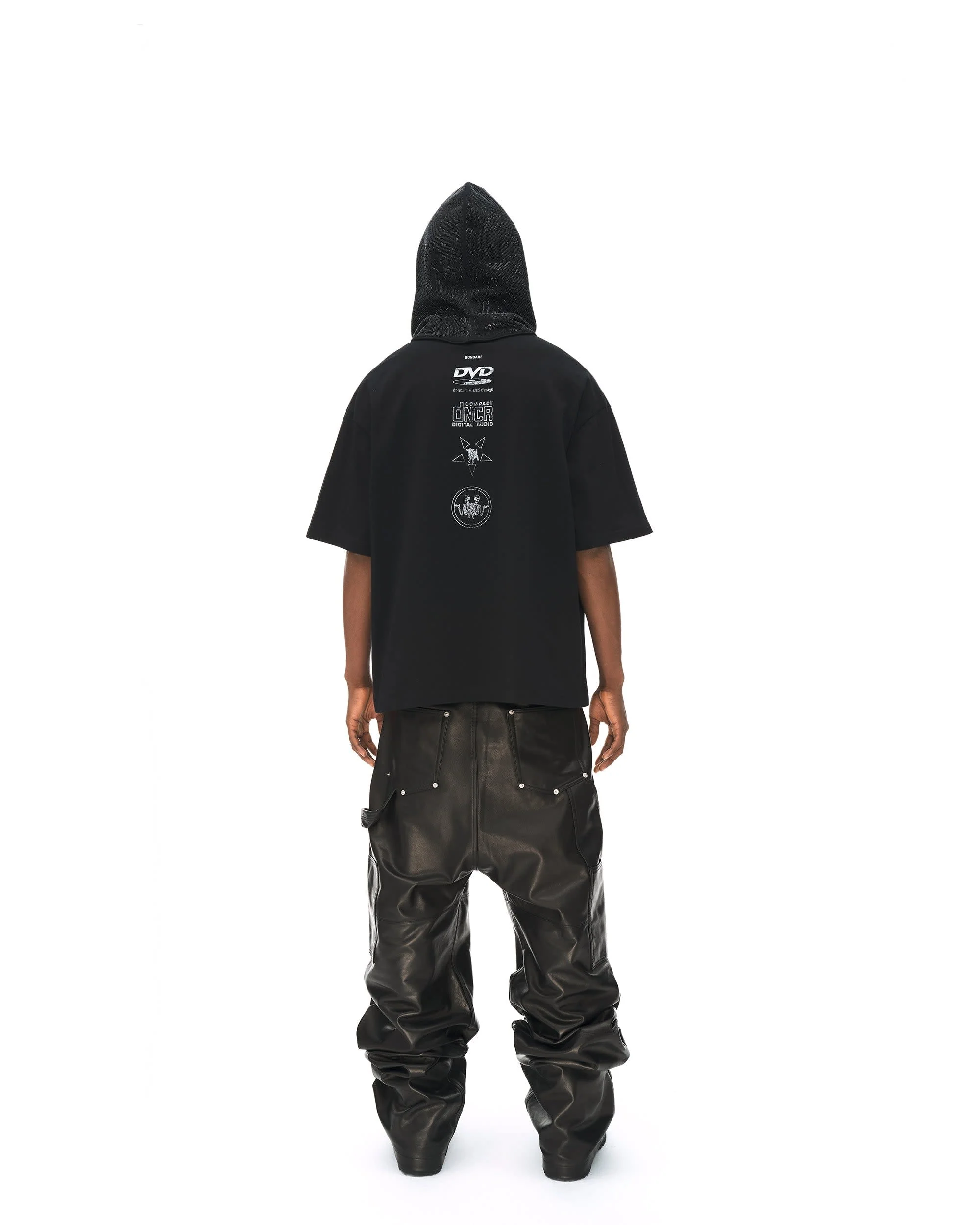 BLACK RHINESTONE HOOD - Image 9