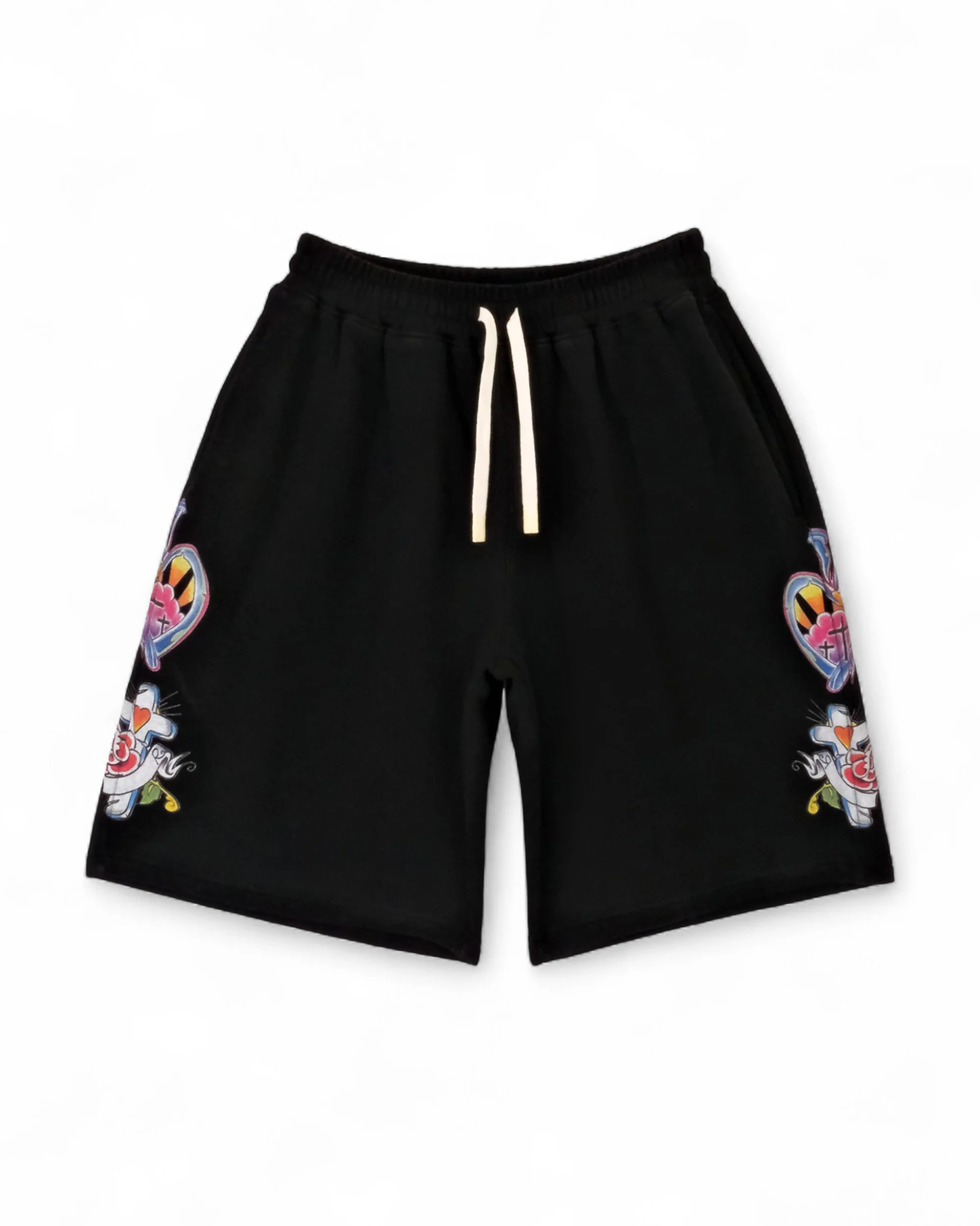 Black Risen King Shorts
