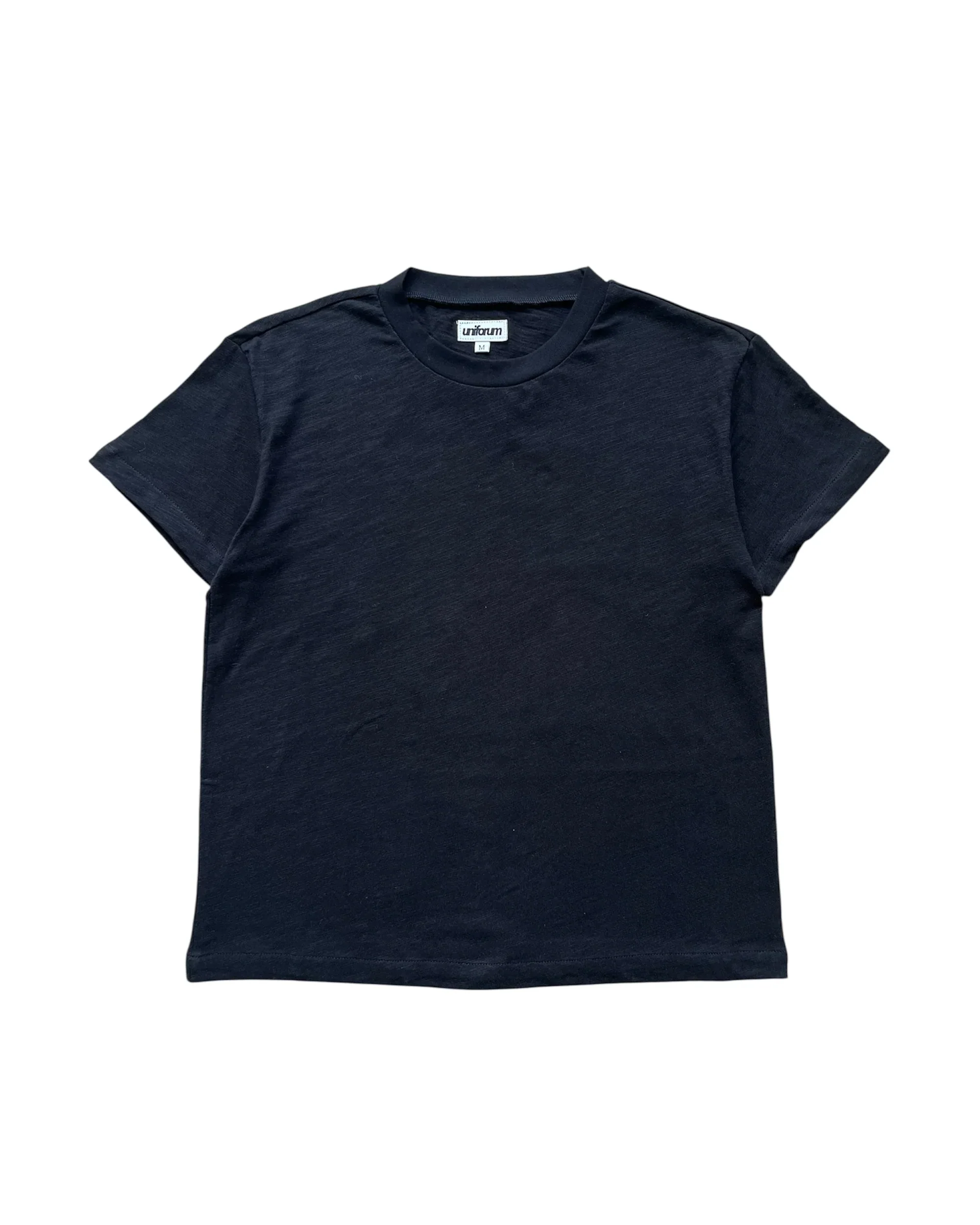 Black Slub Cotton Baby Tee