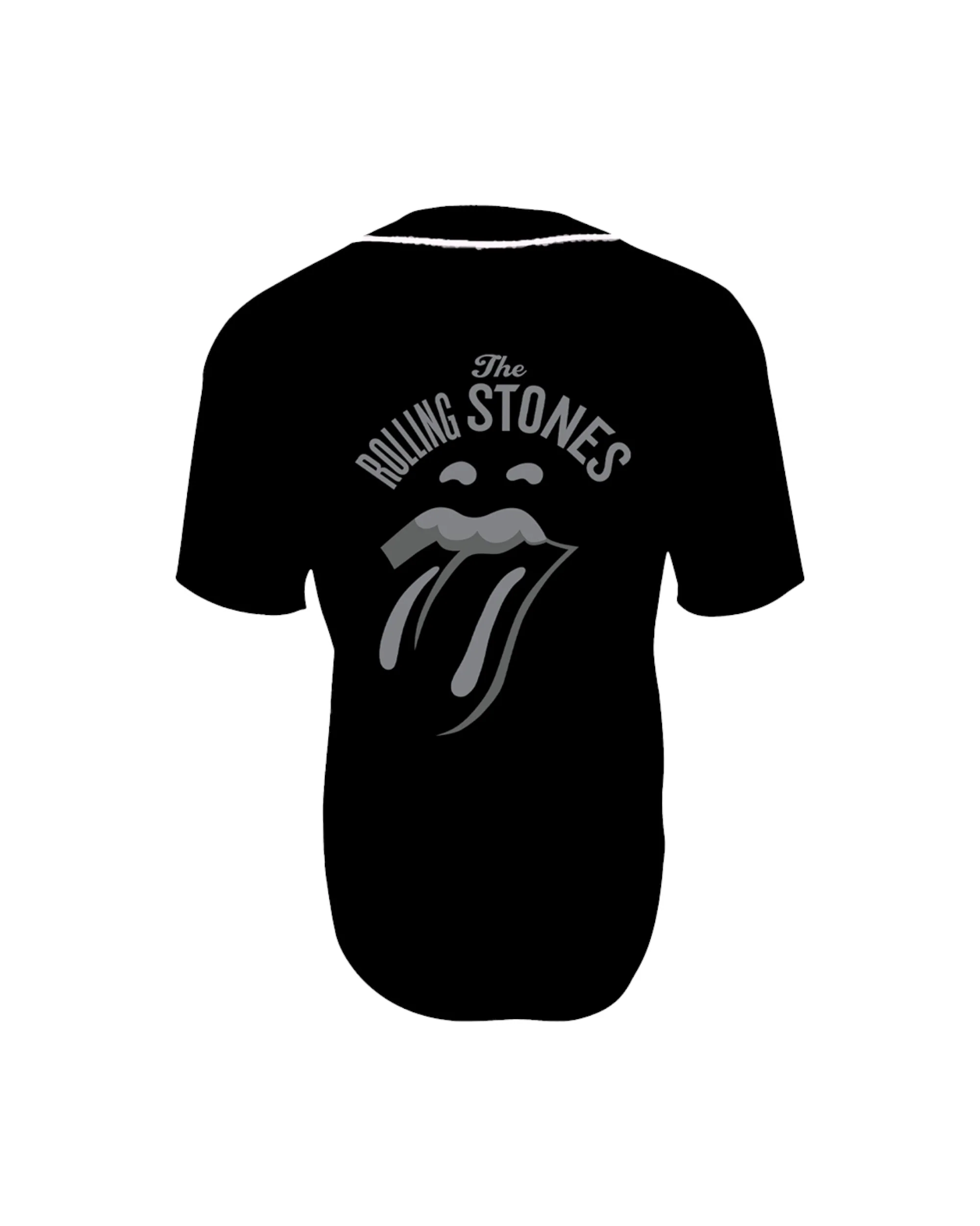Black Tonal Baseball Jersey - Image 2