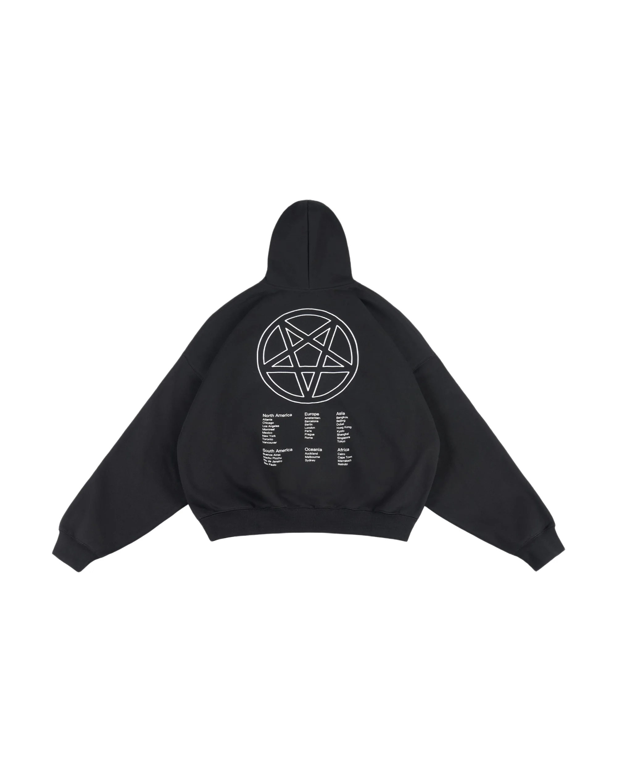 BLACK ZIP-UP HOODIE - Image 11