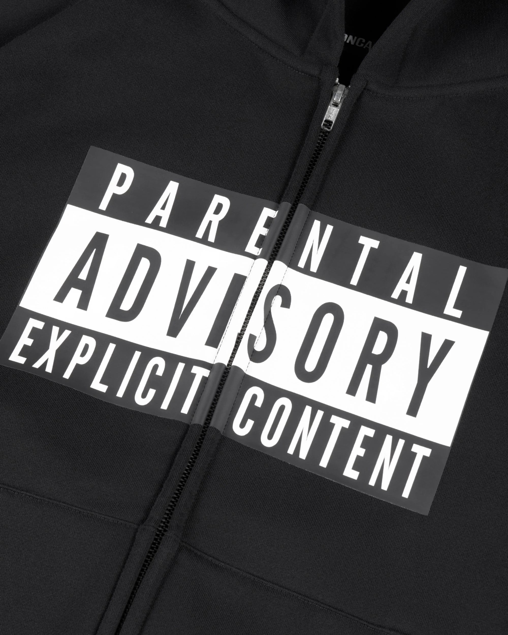 BLACK ZIP-UP HOODIE - Image 19