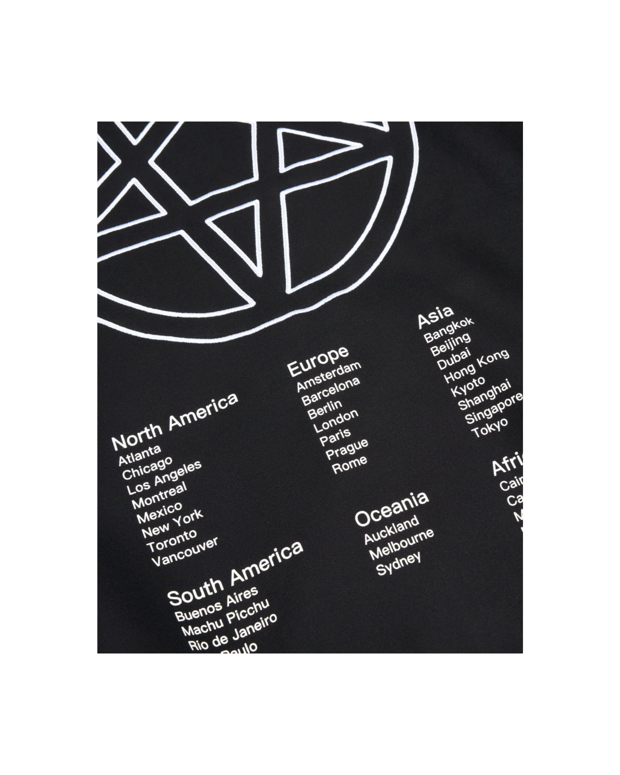 BLACK ZIP-UP HOODIE - Image 3