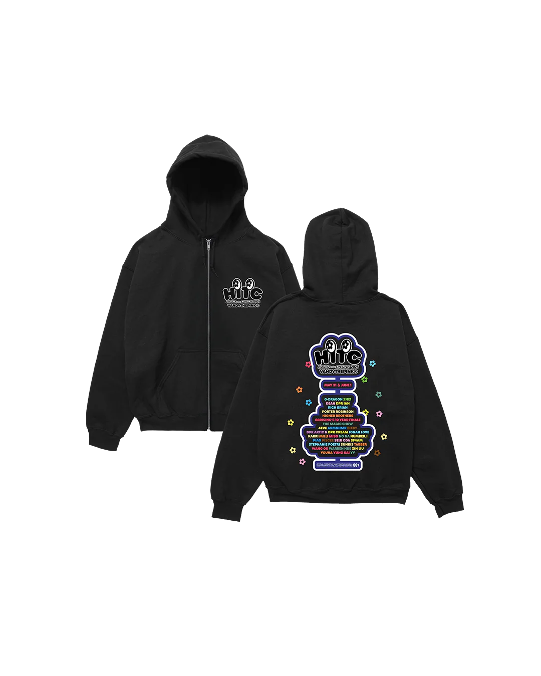 Black Zip Up x VANDY - Image 3