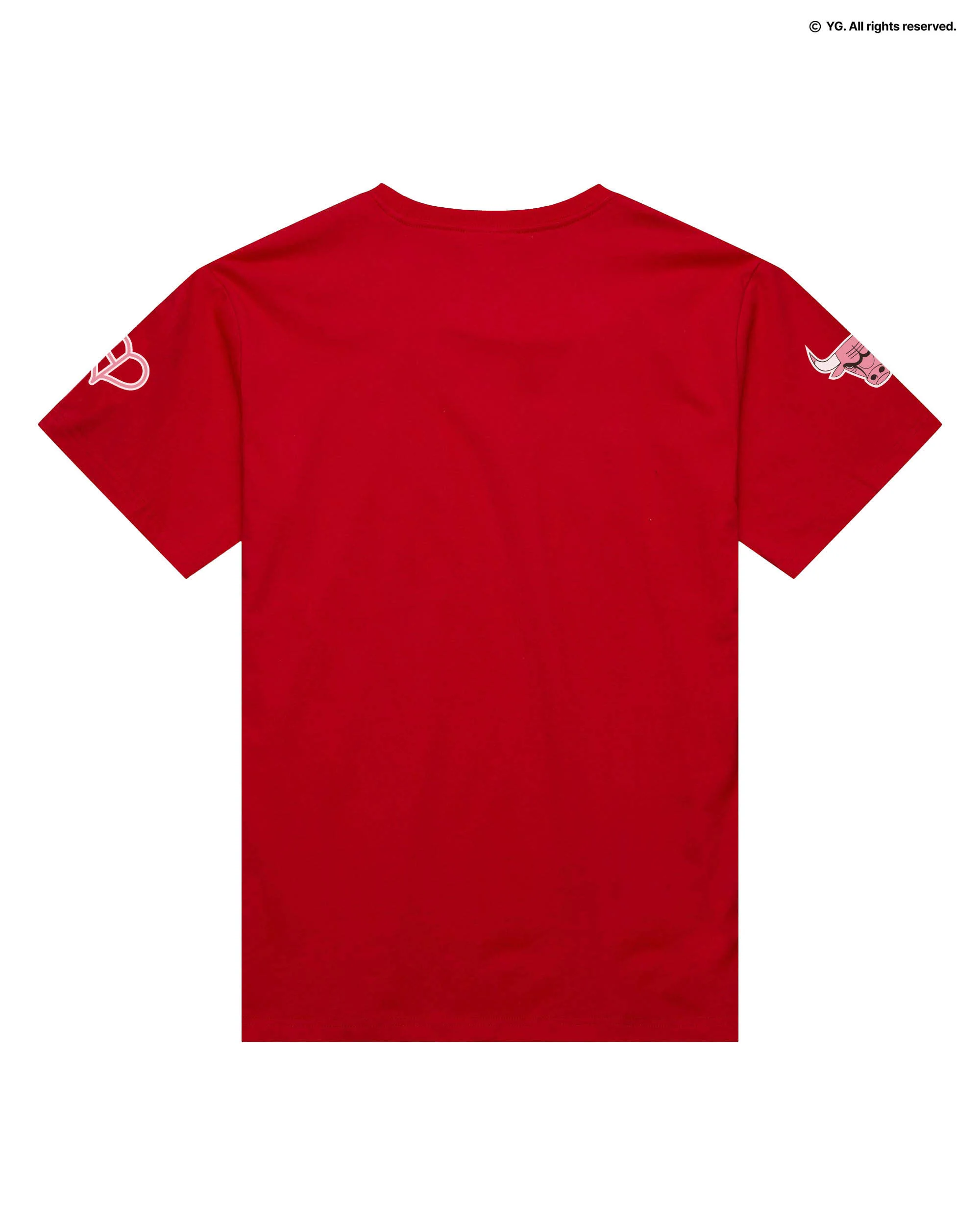 M&N X BLACKPINK BULLS TEE - RED - Image 2