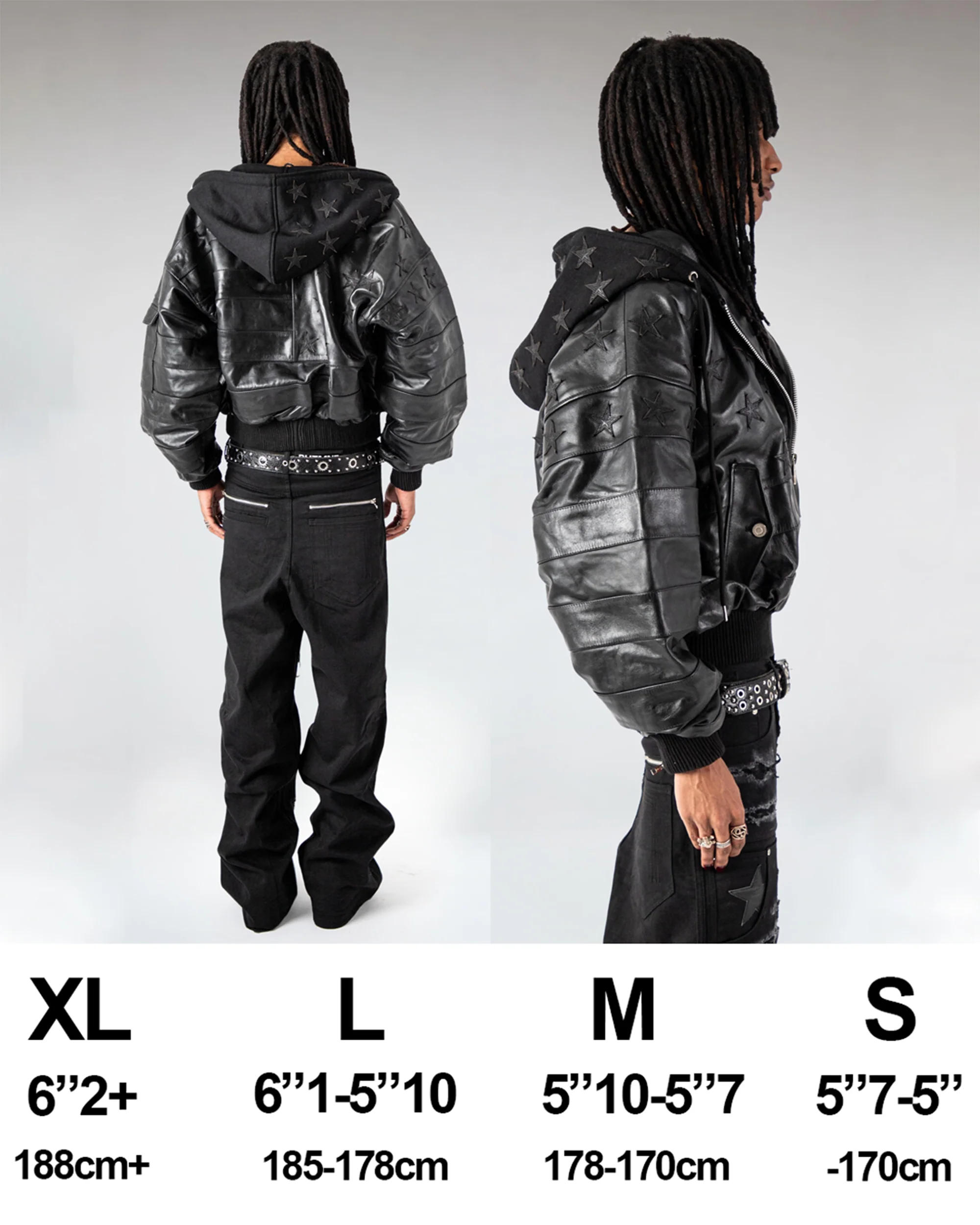 "BLKAMERIKA" LEATHER BOMBER - Image 7