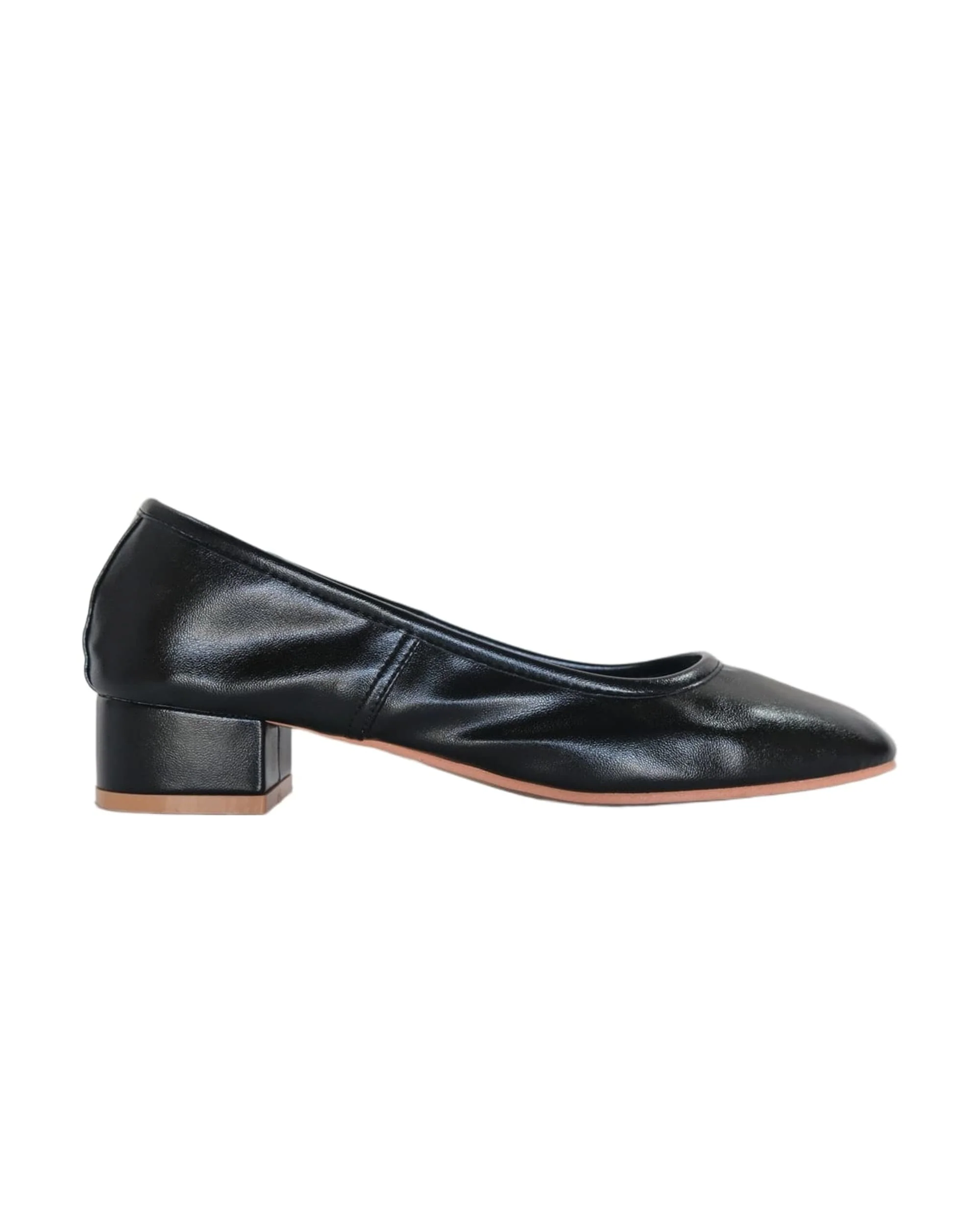 Block Heel Flat