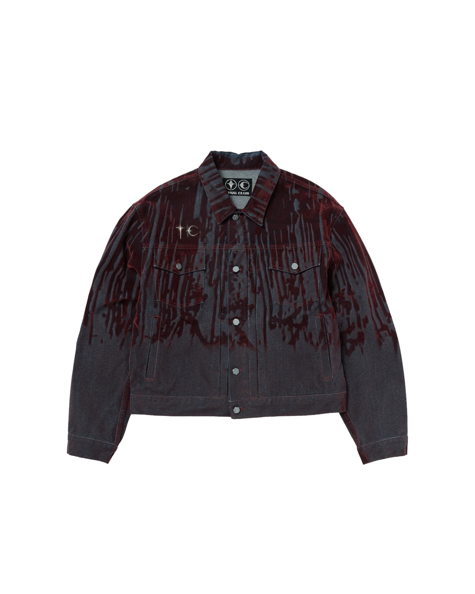 Blood Lazered Denim Jacket - Image 2