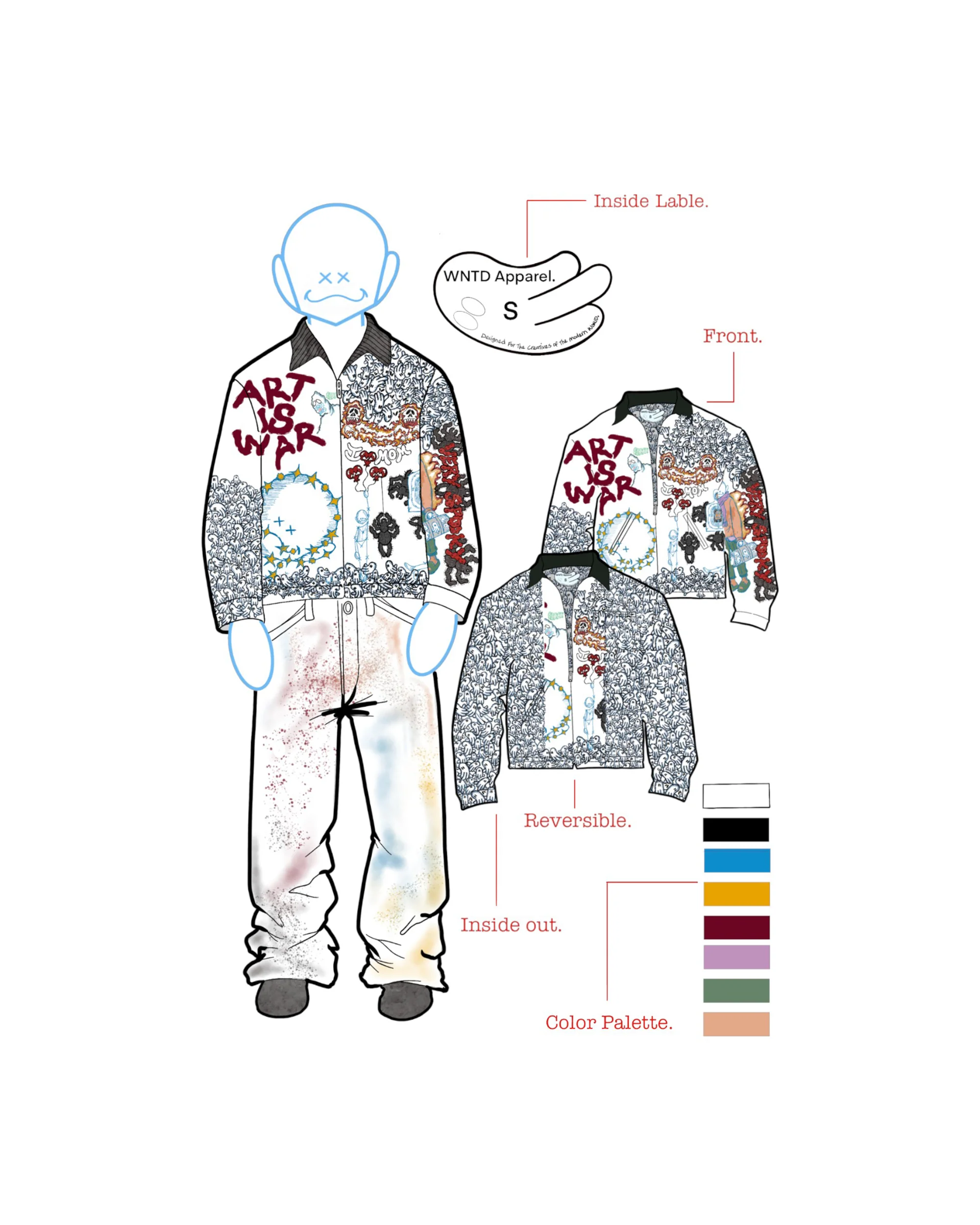 BLU BOY ART JACKET - Image 3