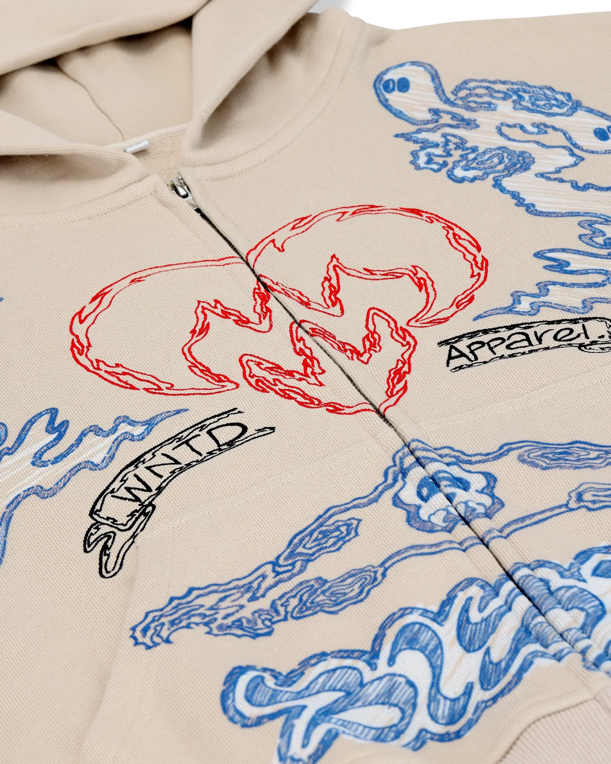 BLU BOY SKETCH ZIP HOODIE - Image 7