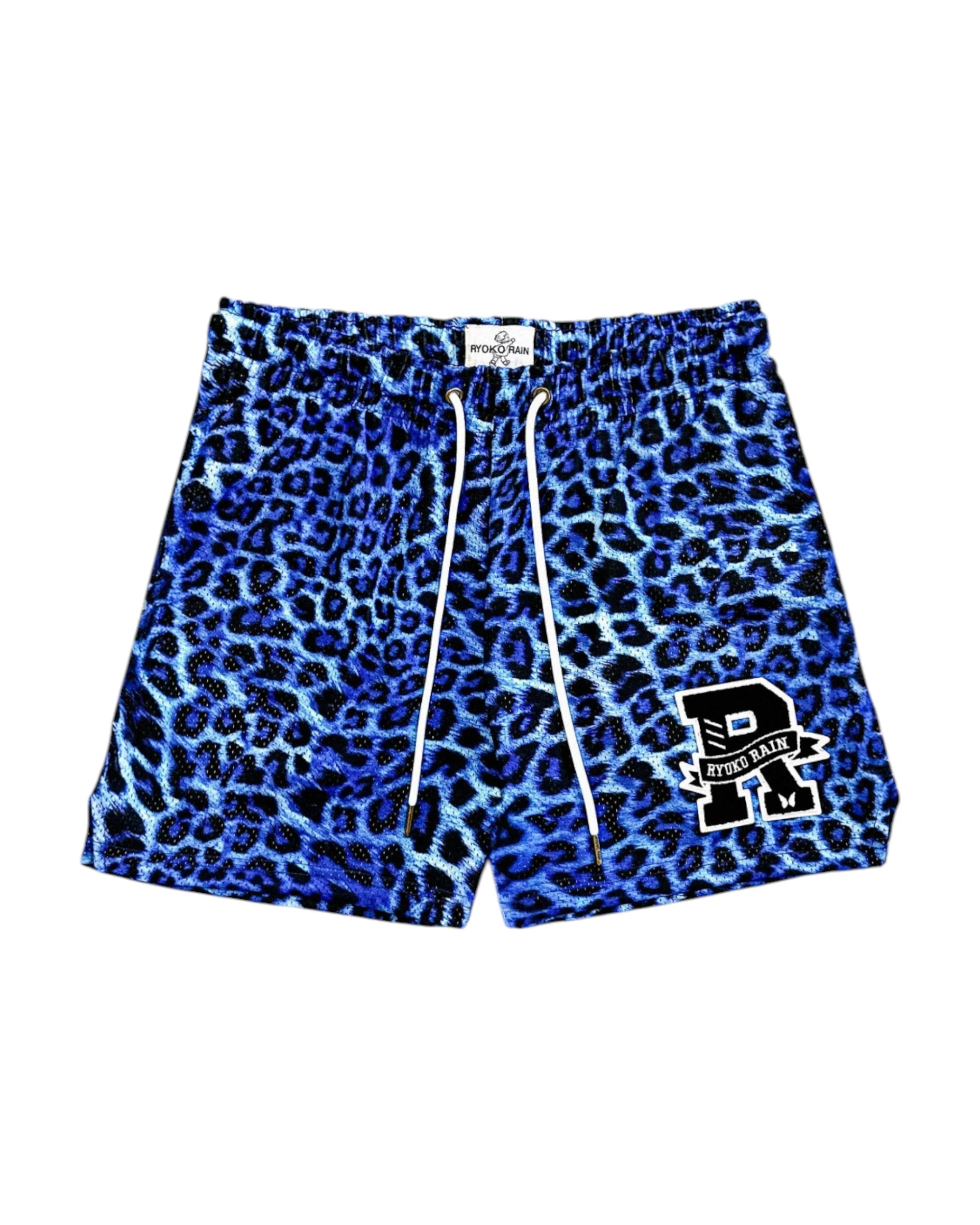 BLUE CHEETAH SHORTS