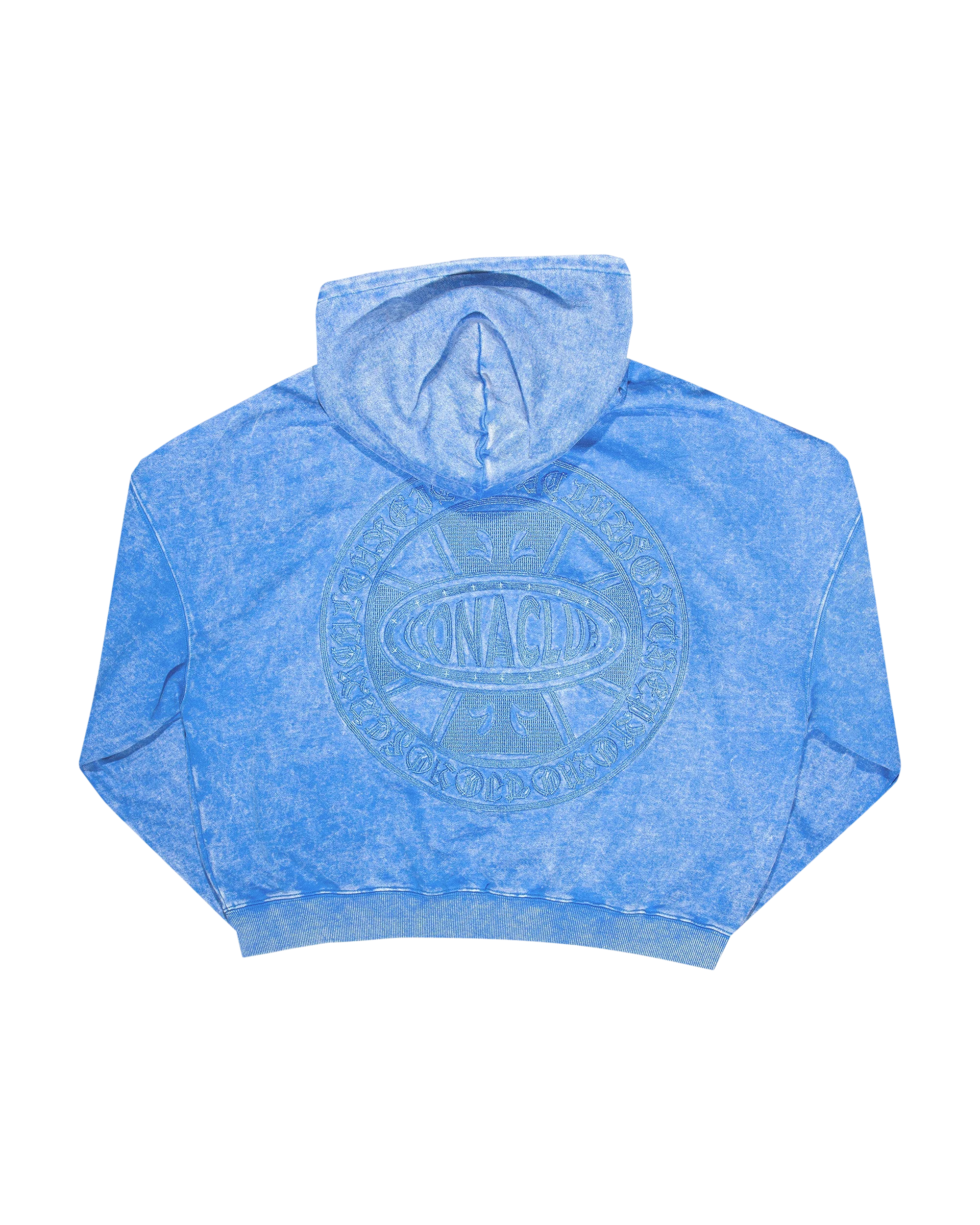 Blue Faded Logo Zip Up - Image 2