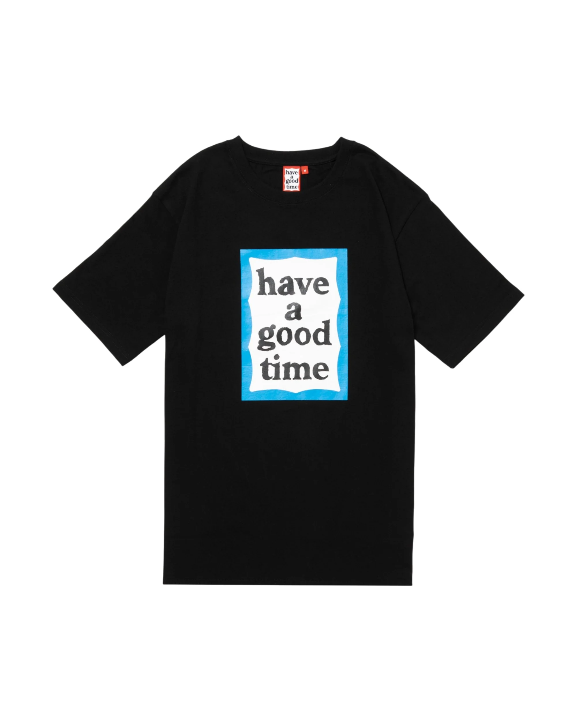 BLUE FRAME S/S TEE - BLACK