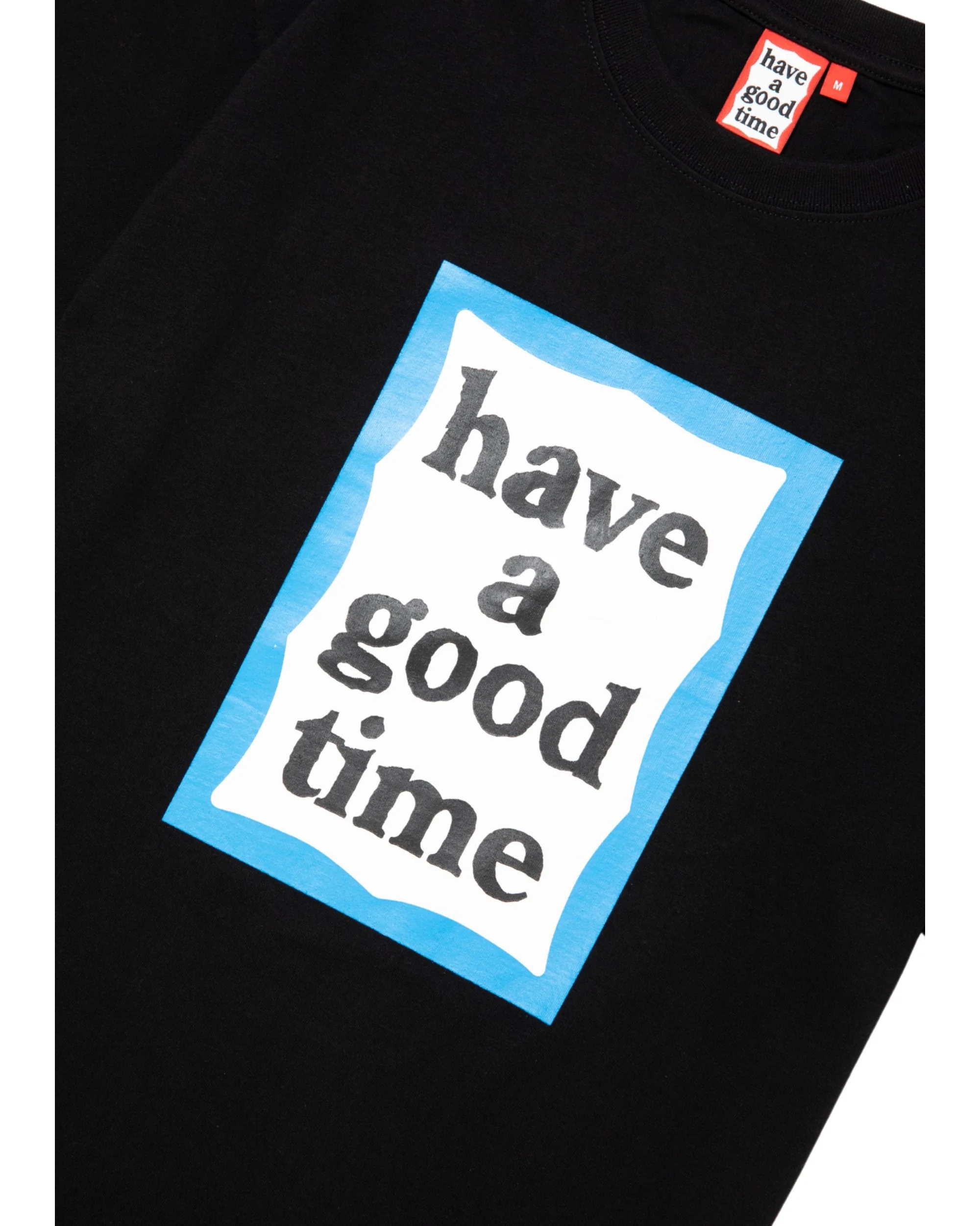 BLUE FRAME S/S TEE - BLACK - Image 2