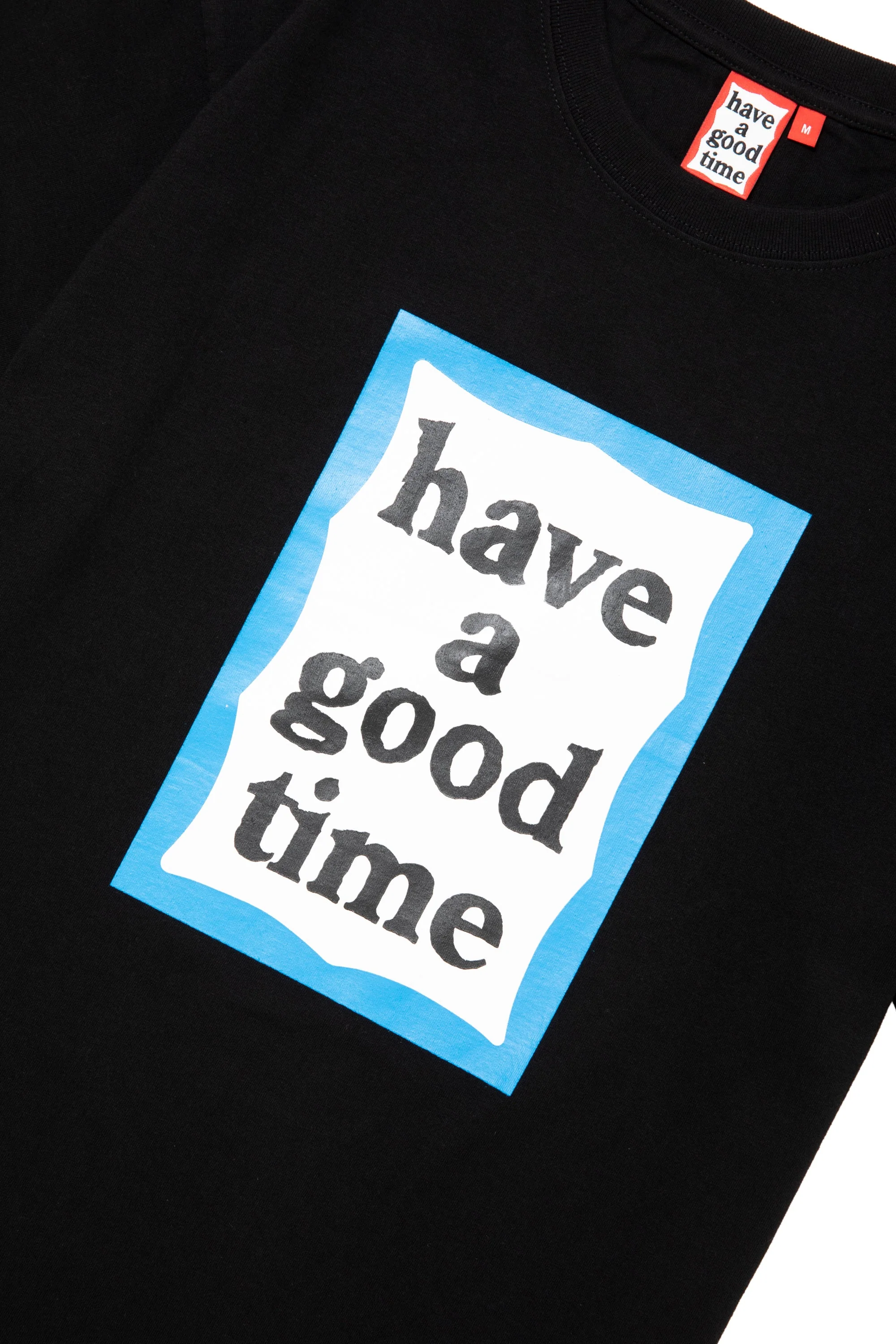 BLUE FRAME S/S TEE - BLACK - Image 6