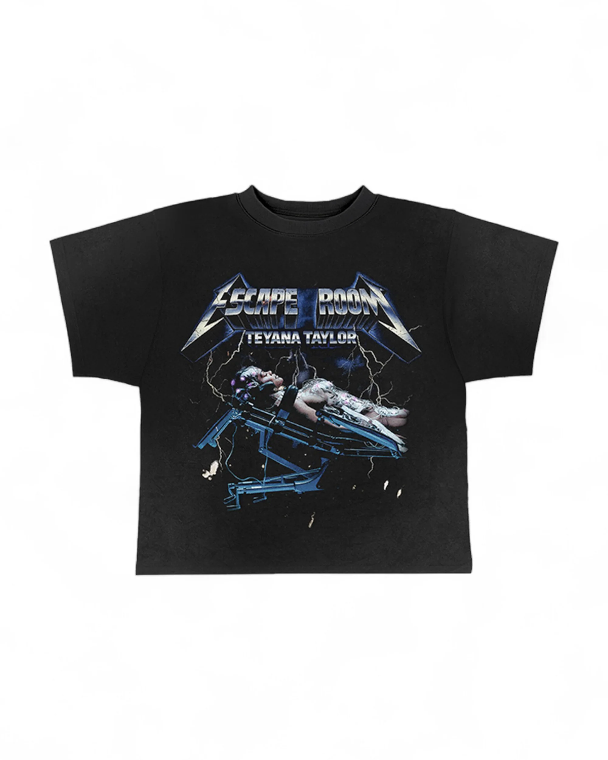 Blue Metal Tee In Potassium
