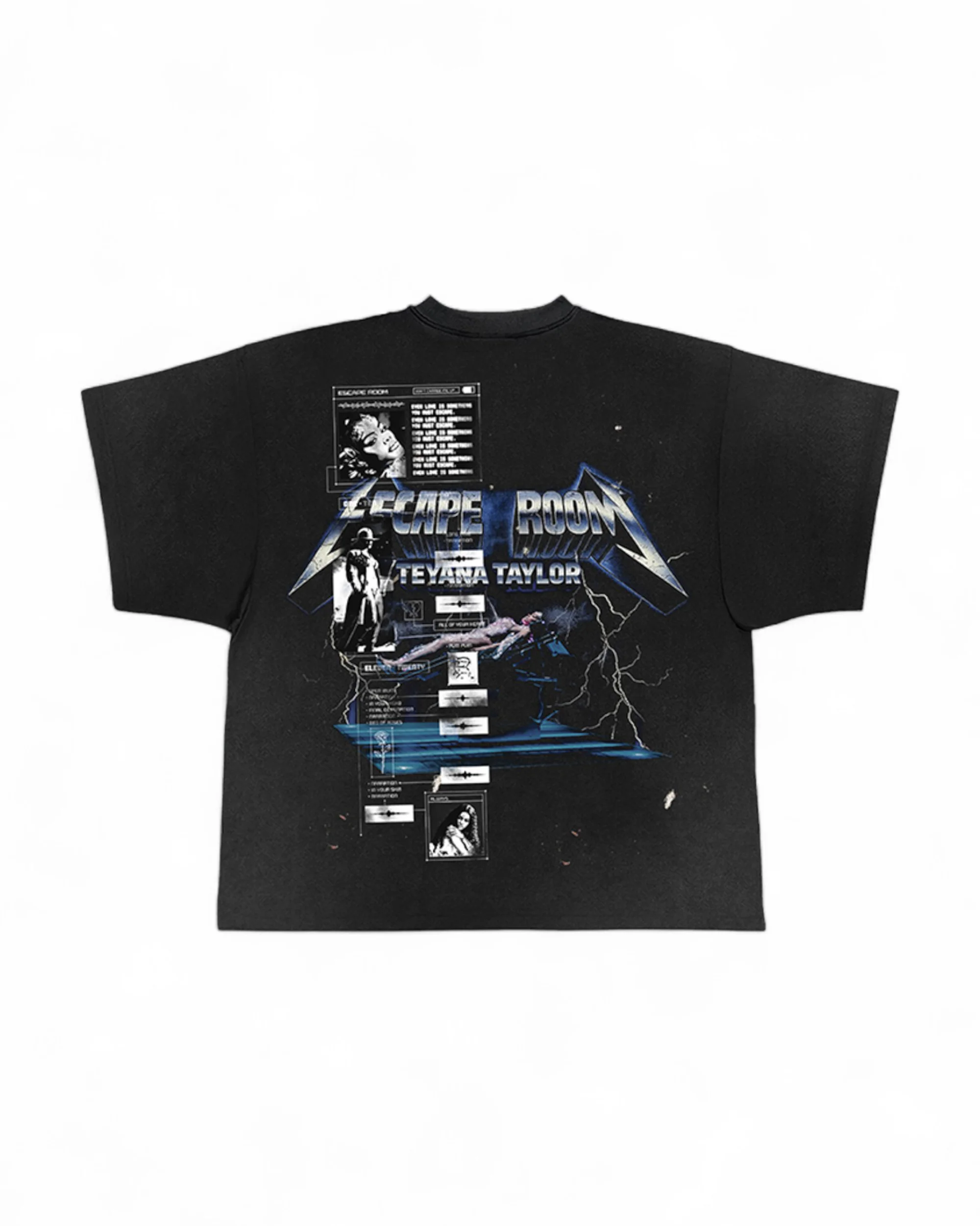Blue Metal Tee In Potassium - Image 2