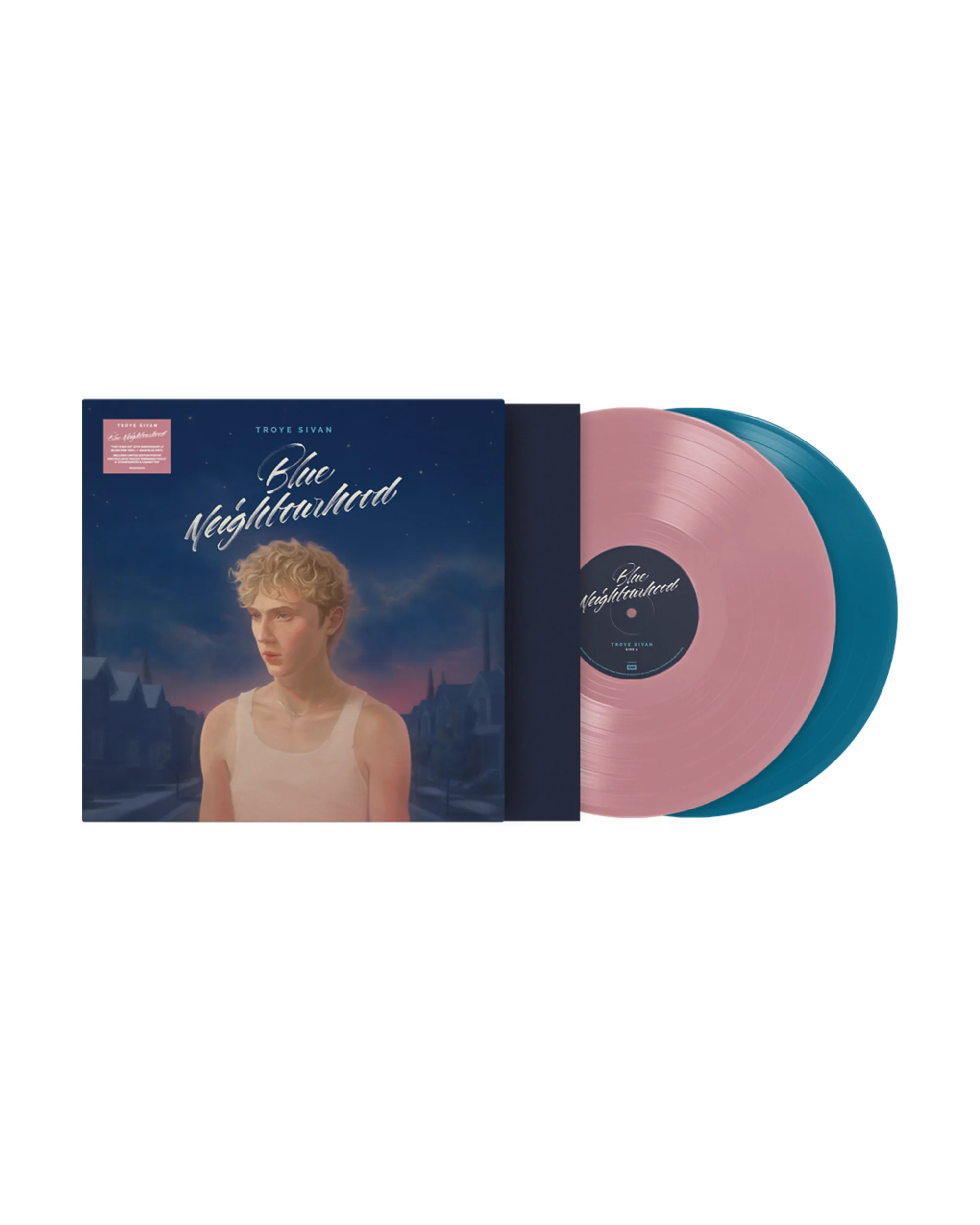 Blue Neighbourhood (10th Anniversary) Opaque Blush Pink & Opaque Pale Blue 2LP Vinyl