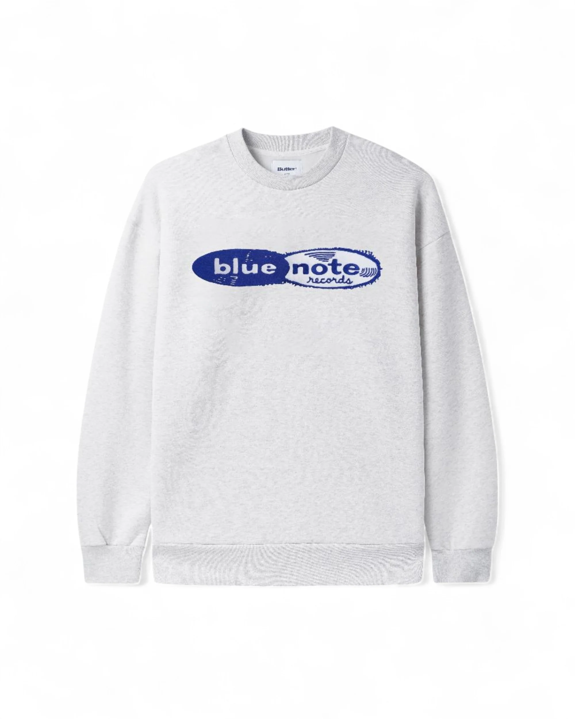 Blue Note x Butter Goods - Records Logo Felt Applique Crewneck