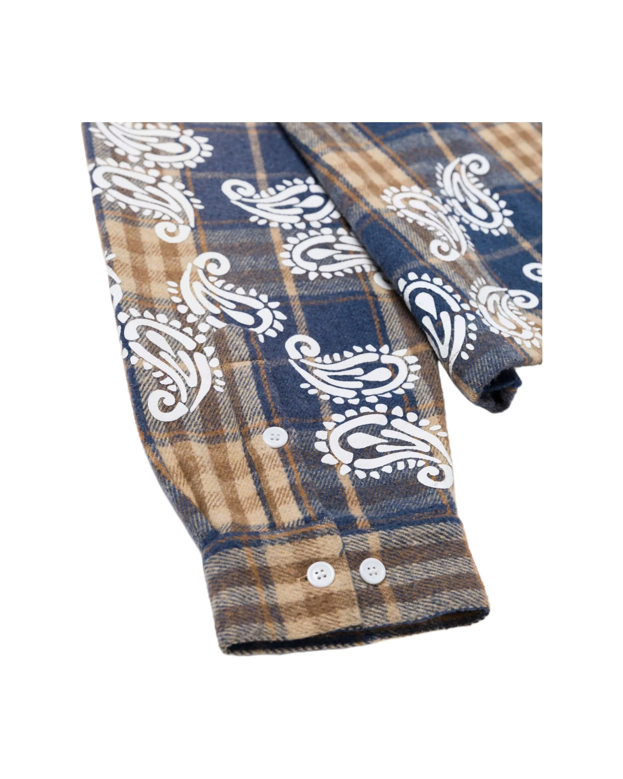 BLUE PLAID PAISLEY FLANNEL - Image 2
