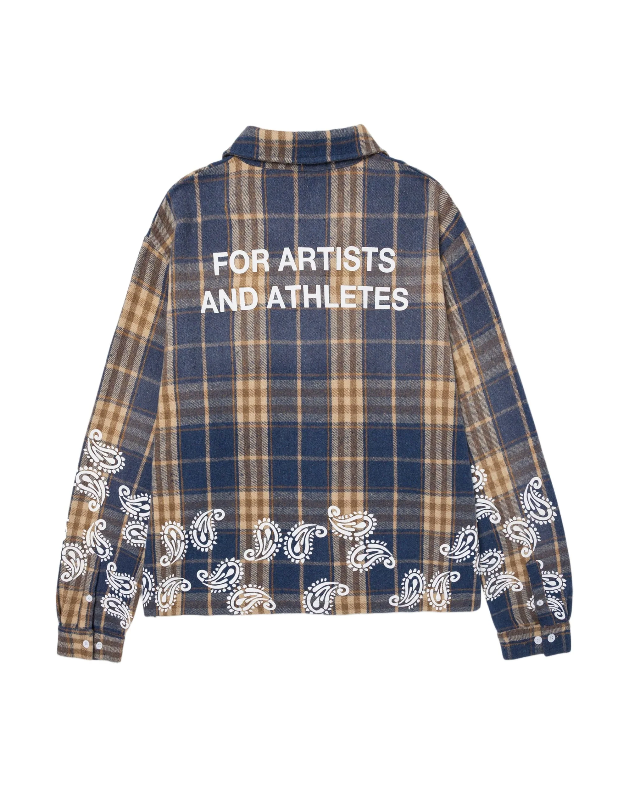 BLUE PLAID PAISLEY FLANNEL - Image 4