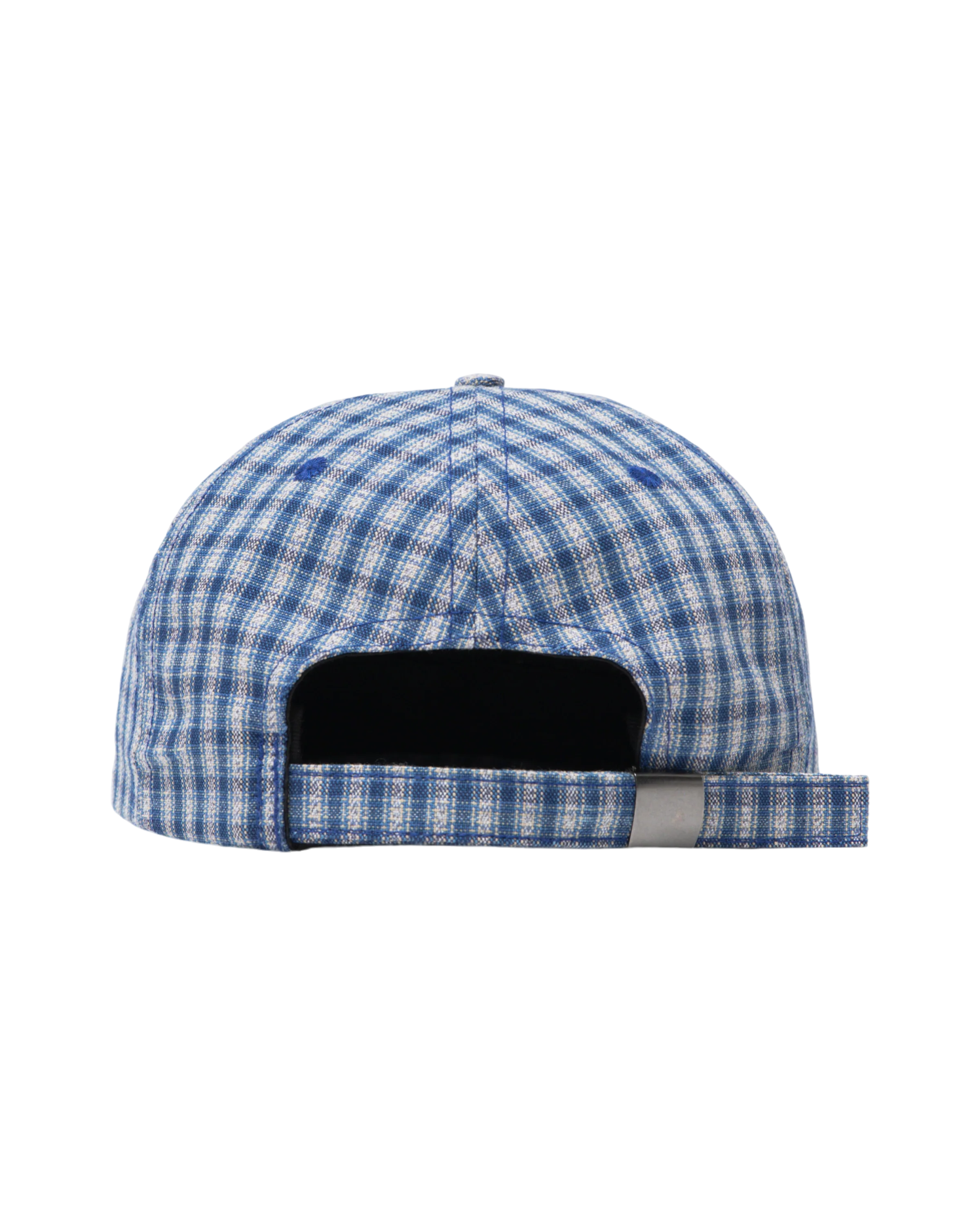 Blue Plaid Short Brim Cap - Image 5