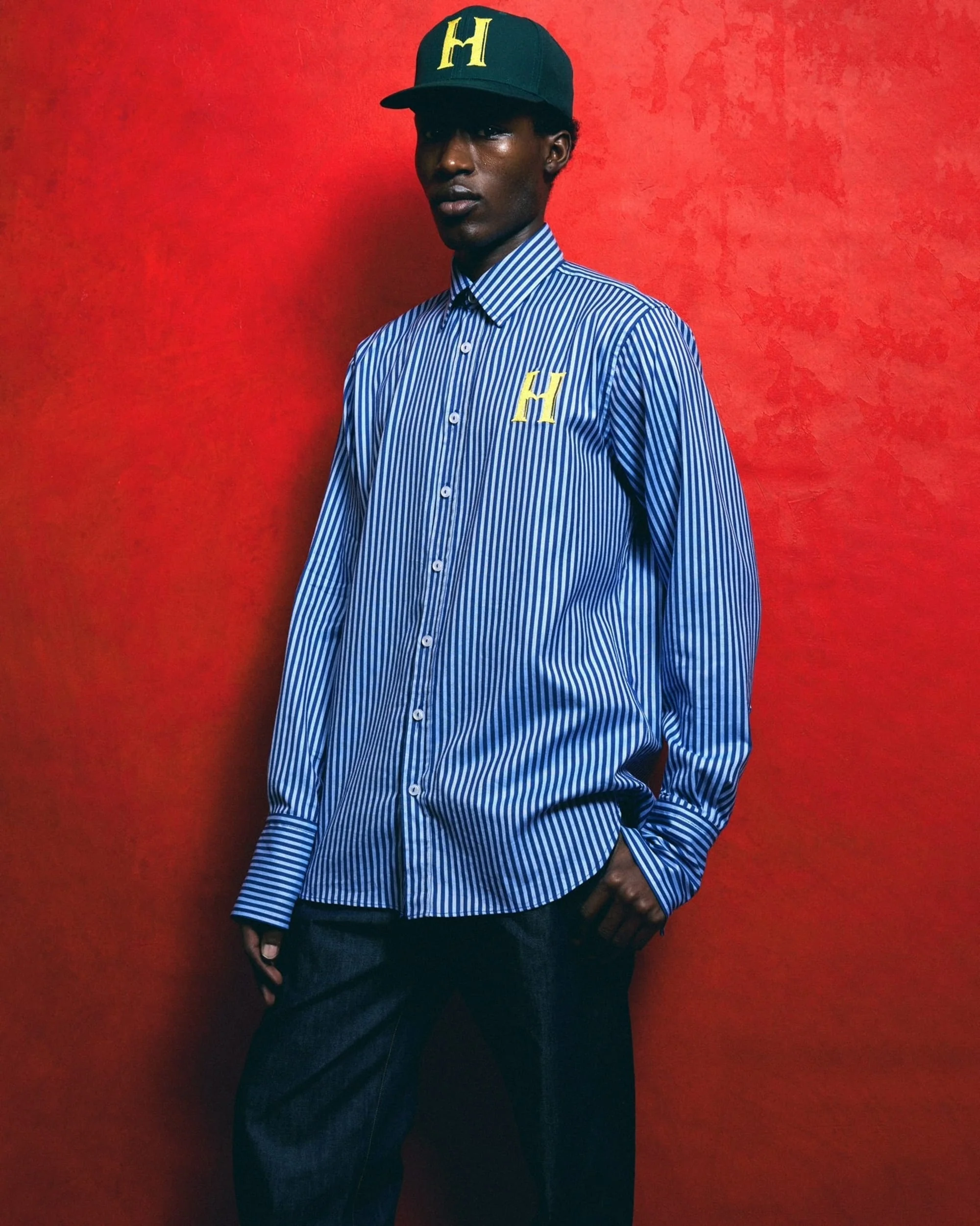 Blue Stripe Button Down Shirt - Pre Order - Image 4