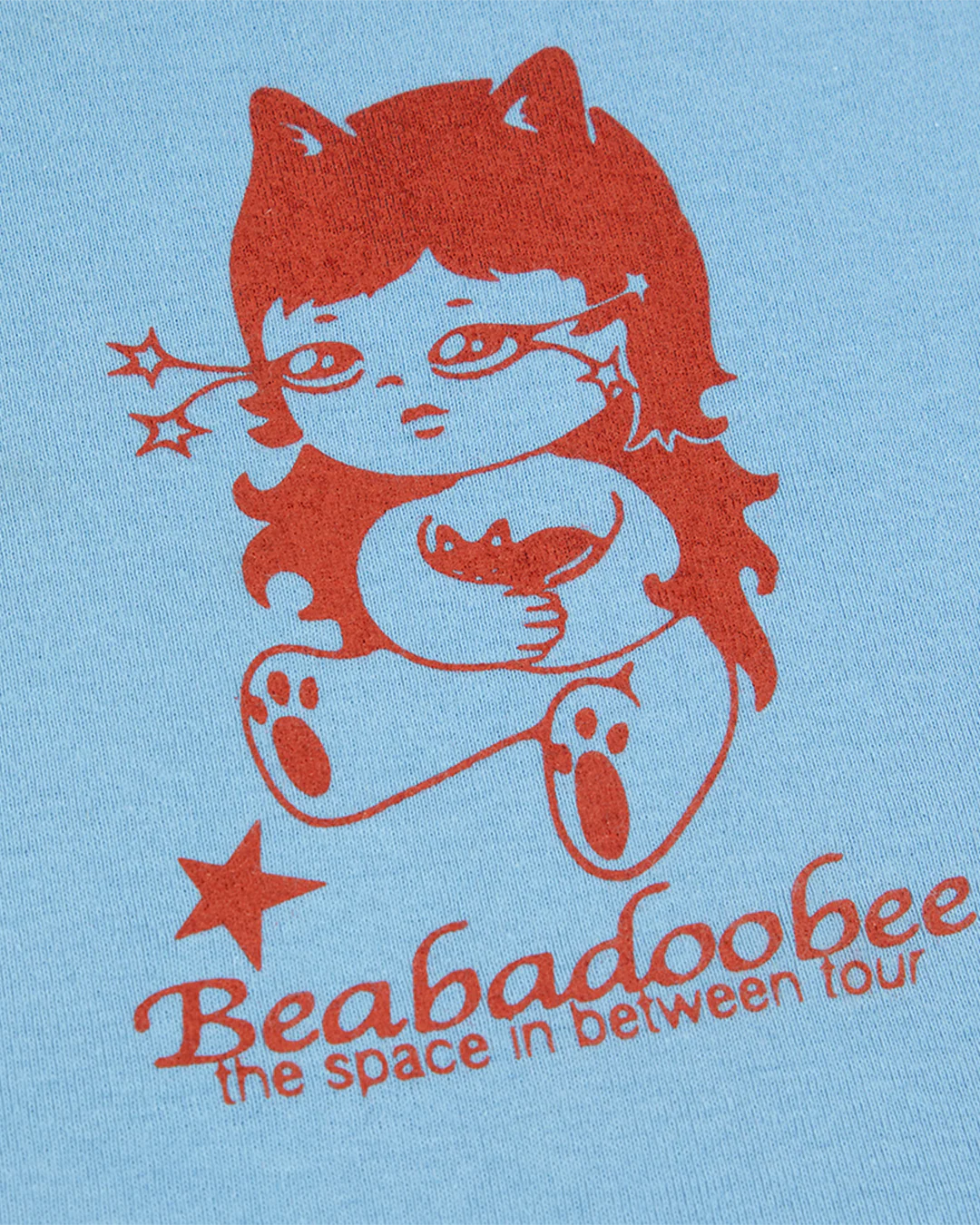 Blue Womens Baby Tee - Image 3