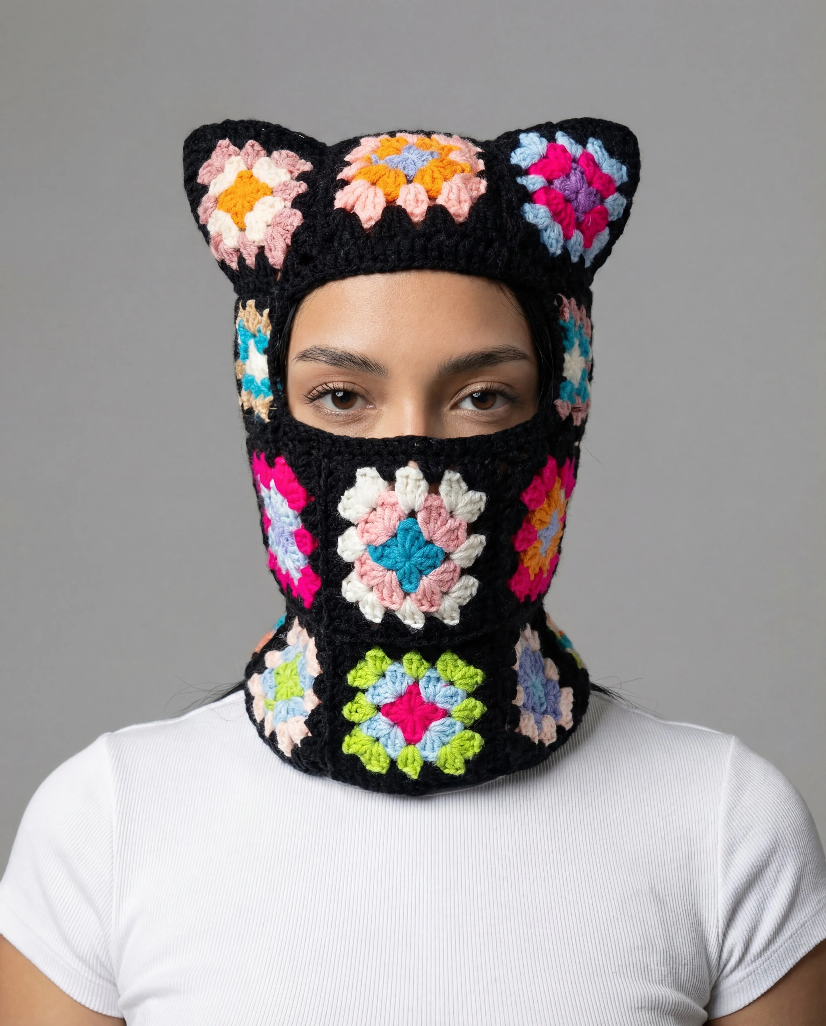 Bonanza Crochet Cat Mask - Image 3