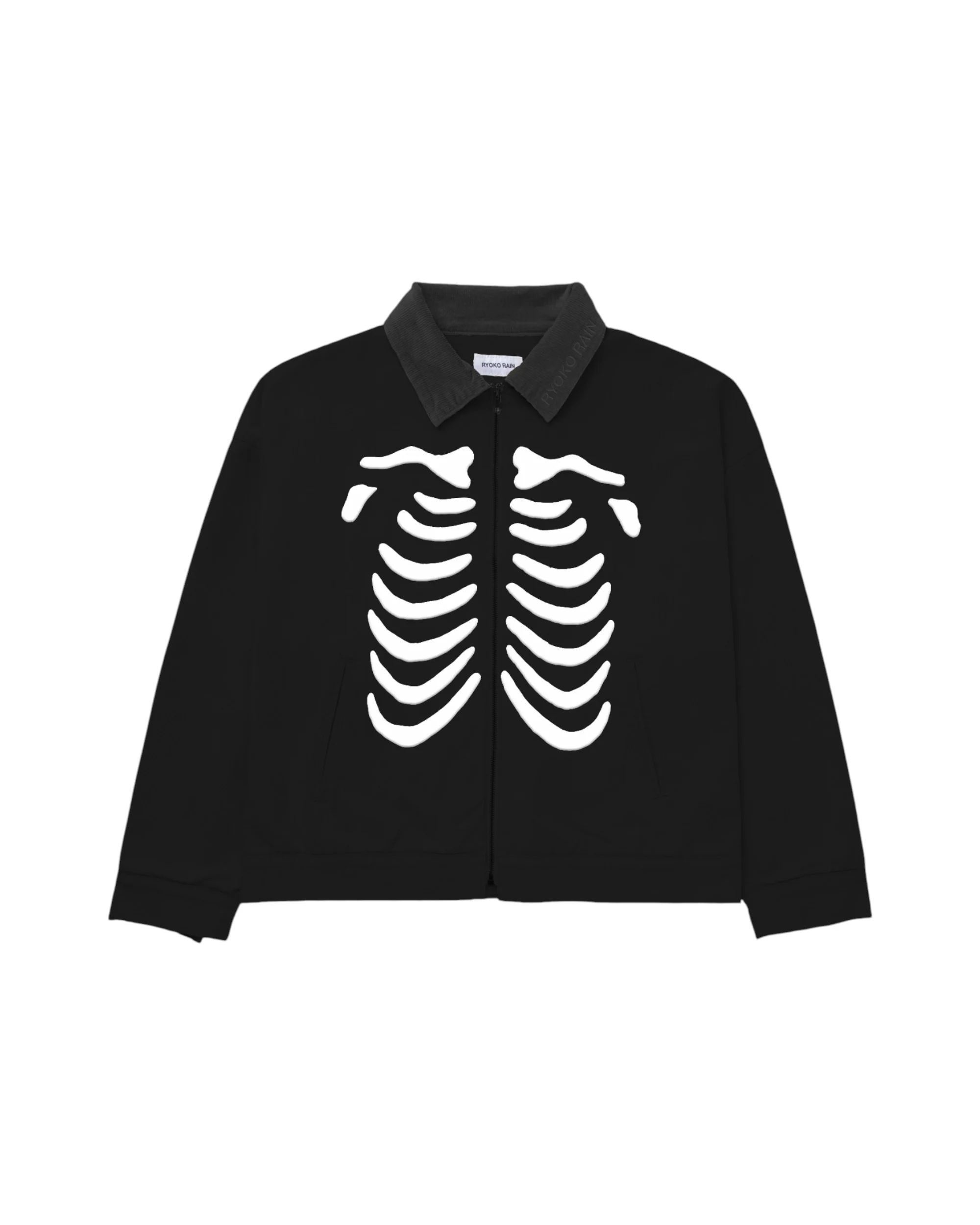 BONES WORK JACKET - BLACK