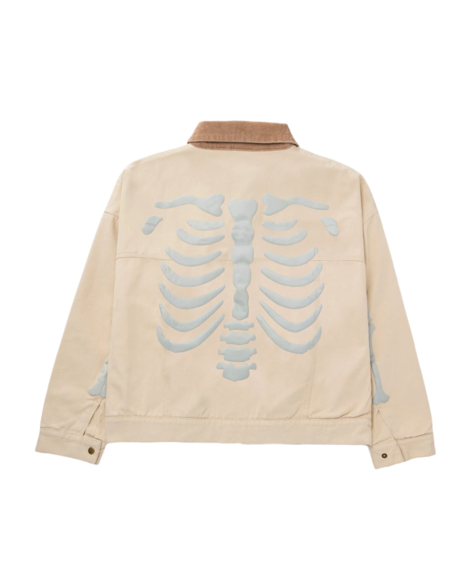 BONES WORK JACKET - CREAM - Image 2