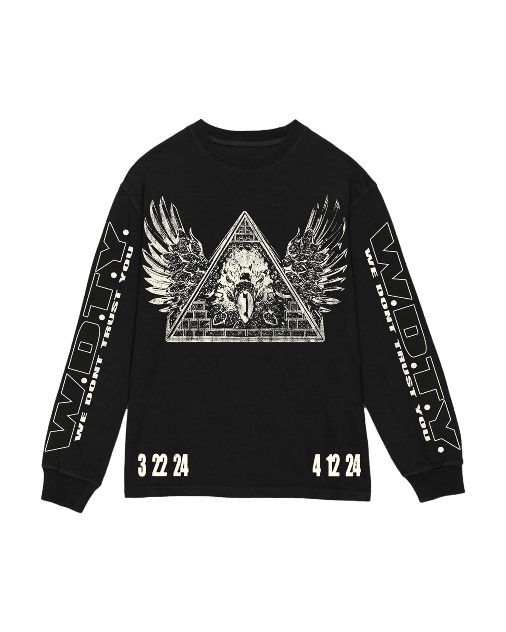 BOOMINATI DON'T TRUST YOU LONGSLEEVE BLACK