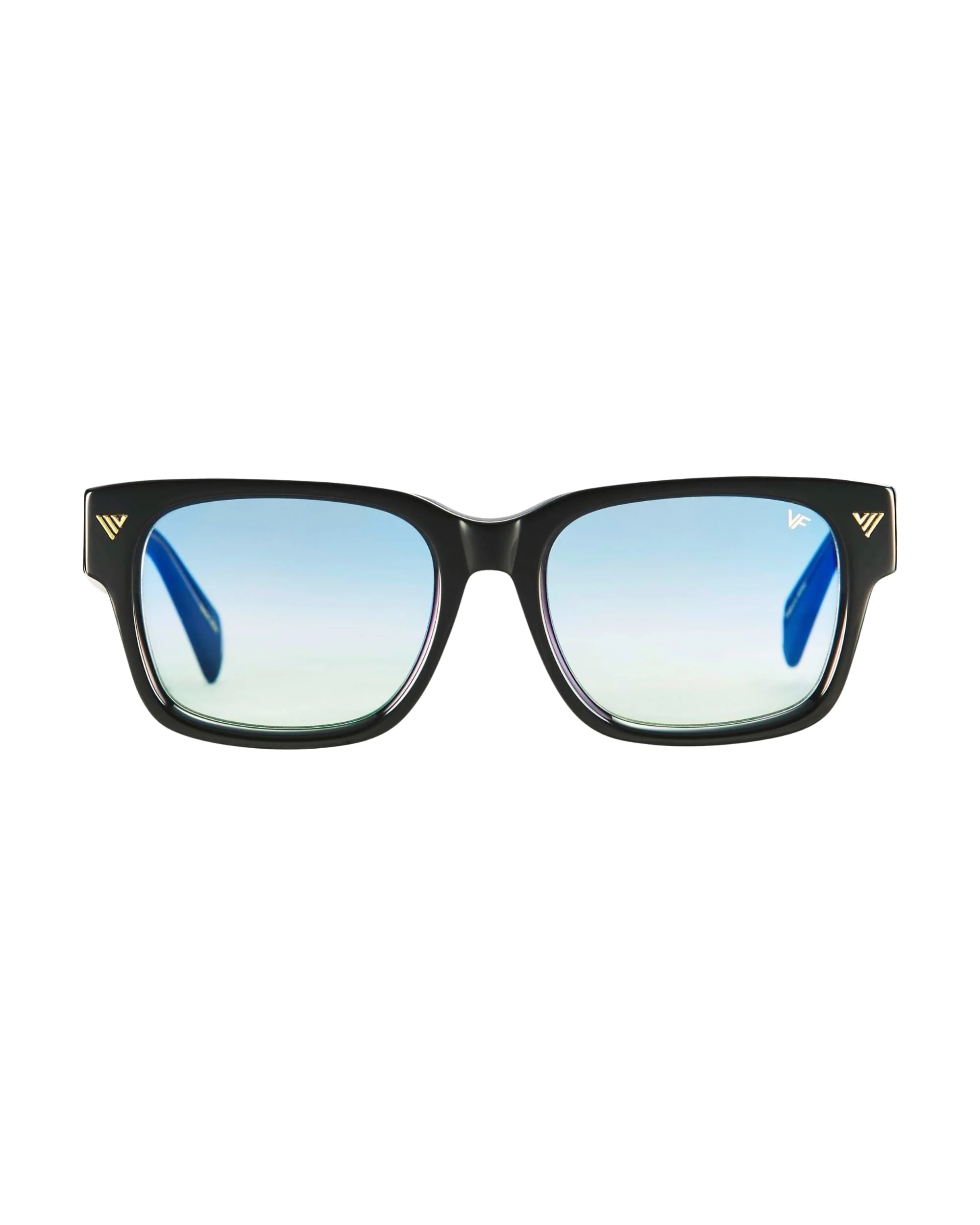 Bowie XL Black and Clear Acetate