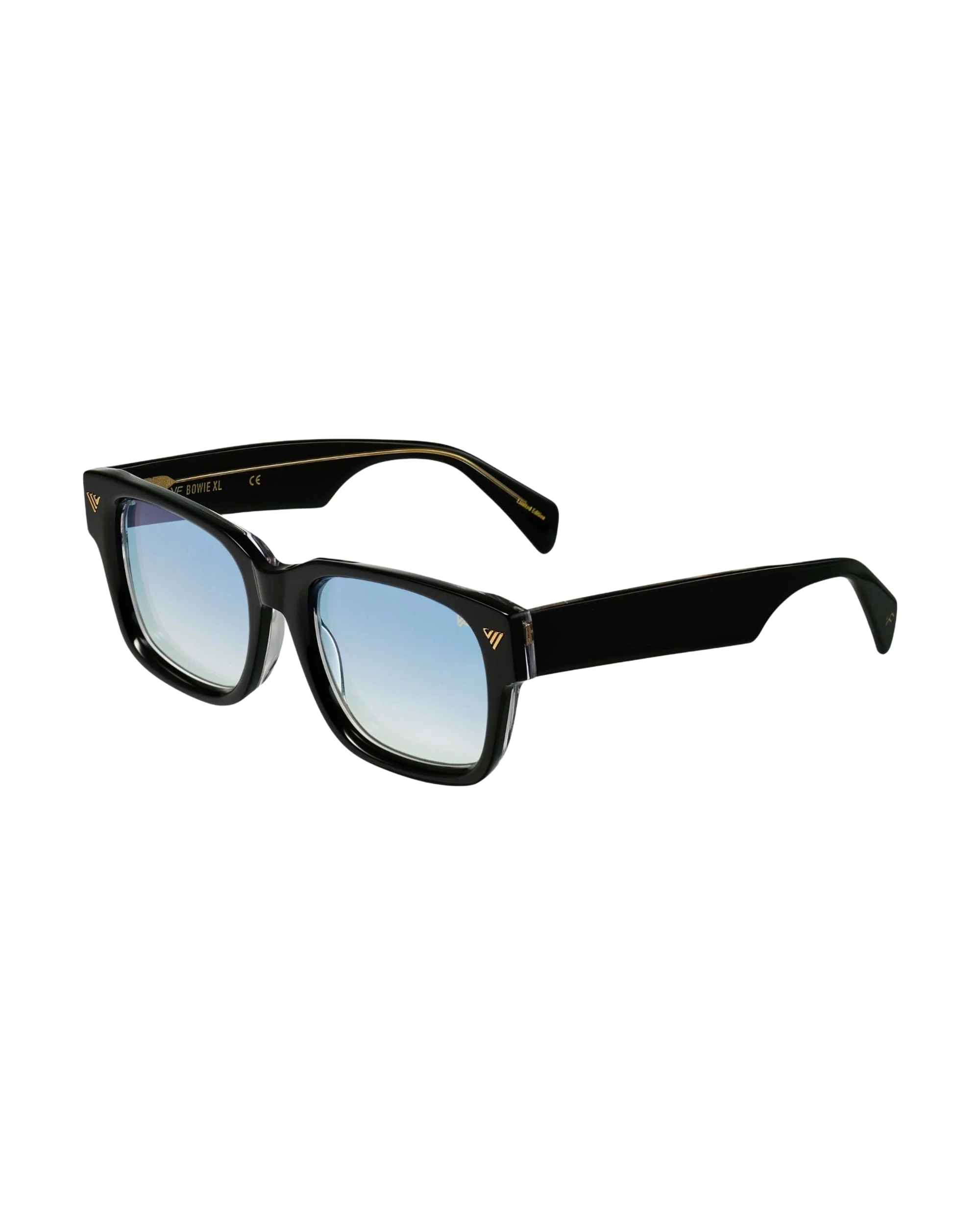 Bowie XL Black and Clear Acetate - Image 2