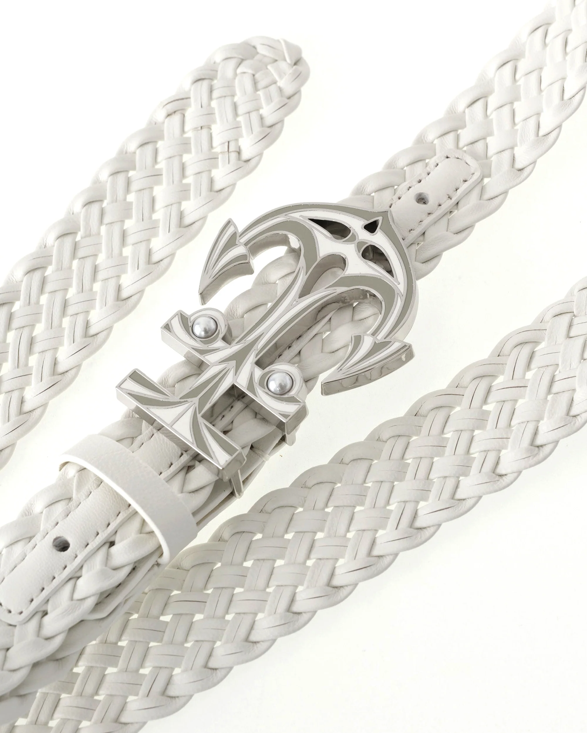 Braided Anchor Belt in White - Image 3