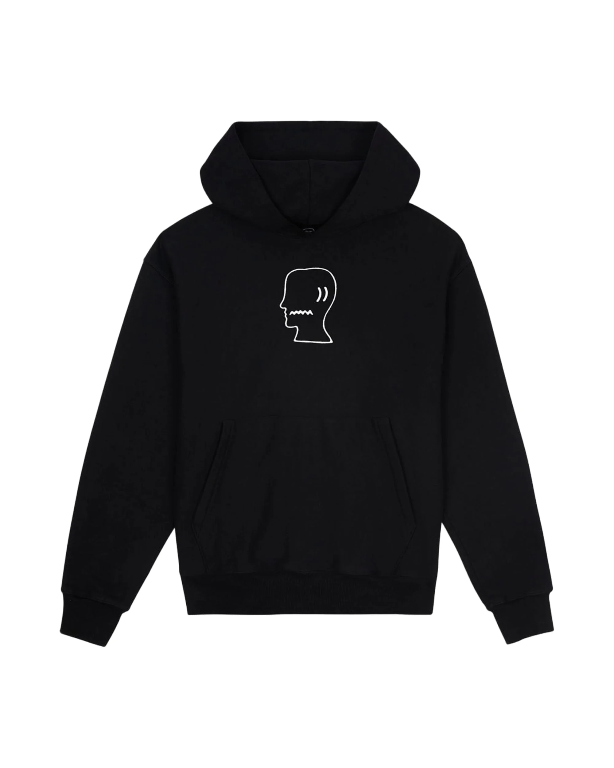 Brain Dead Logohead Hoodie - Black