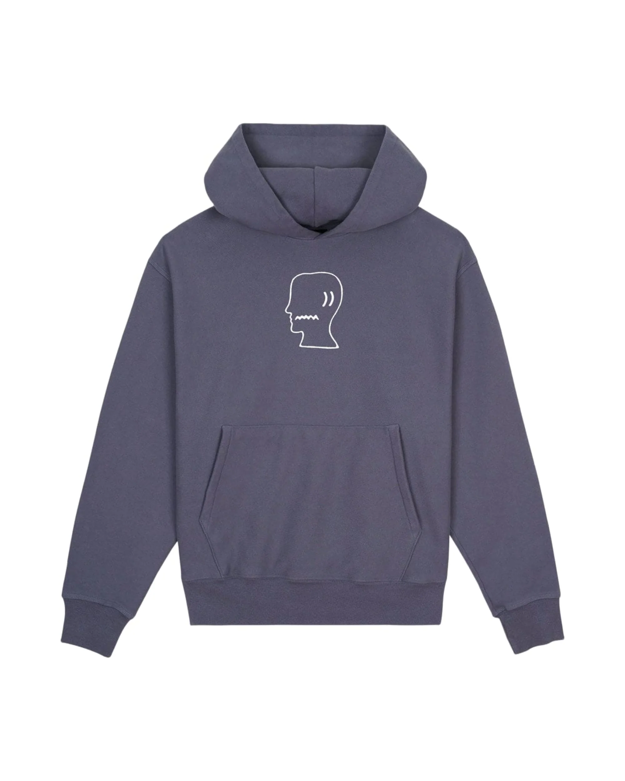 Brain Dead Logohead Hoodie - Slate