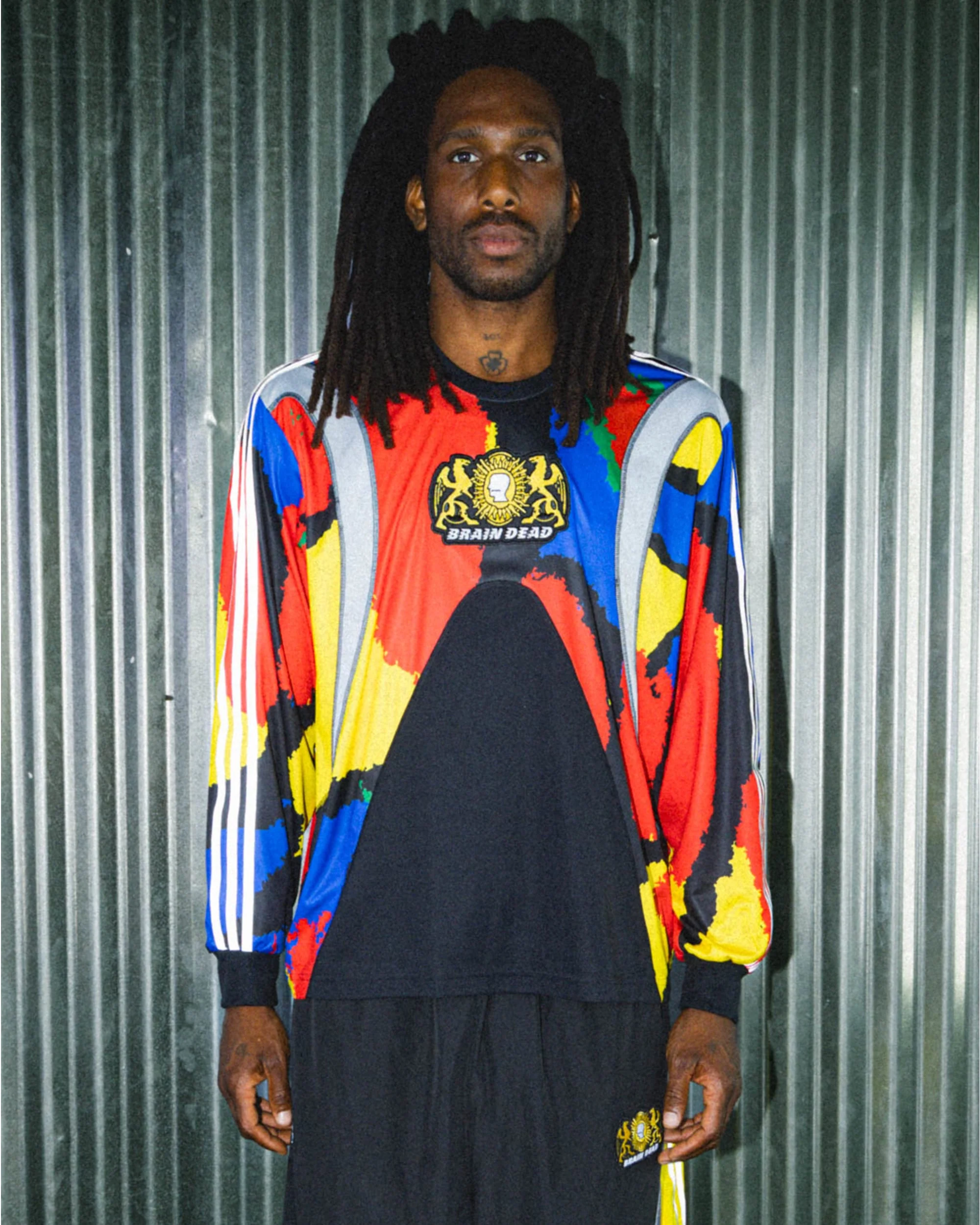 Brain Dead x adidas Long Sleeve Jersey - Black - Image 6