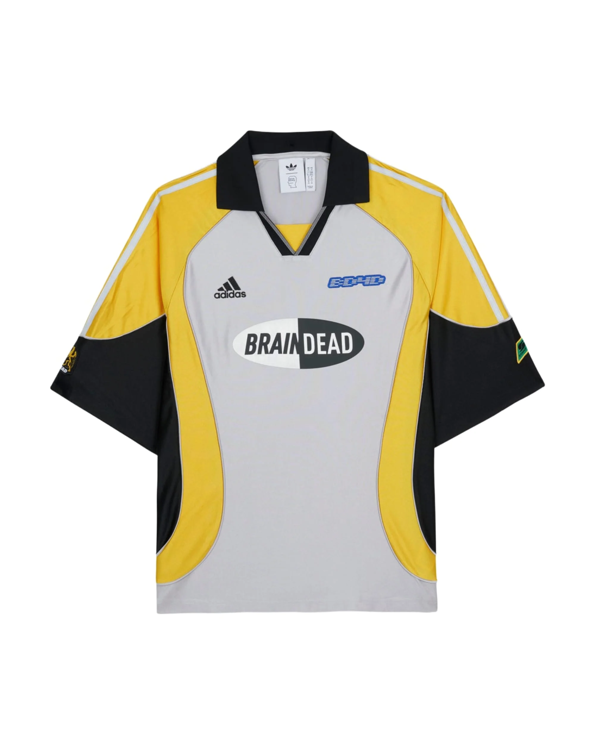 Brain Dead x adidas Short Sleeve Jersey - Silver