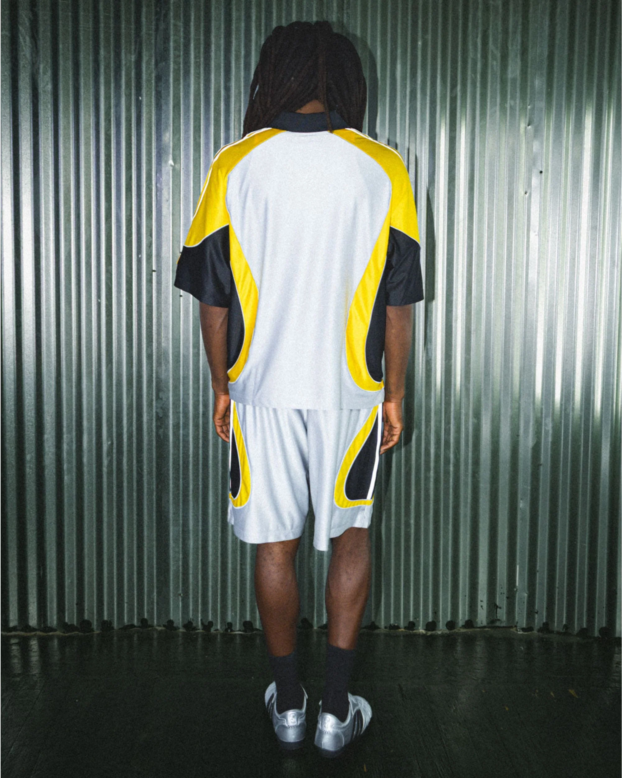 Brain Dead x adidas Short Sleeve Jersey - Silver - Image 6