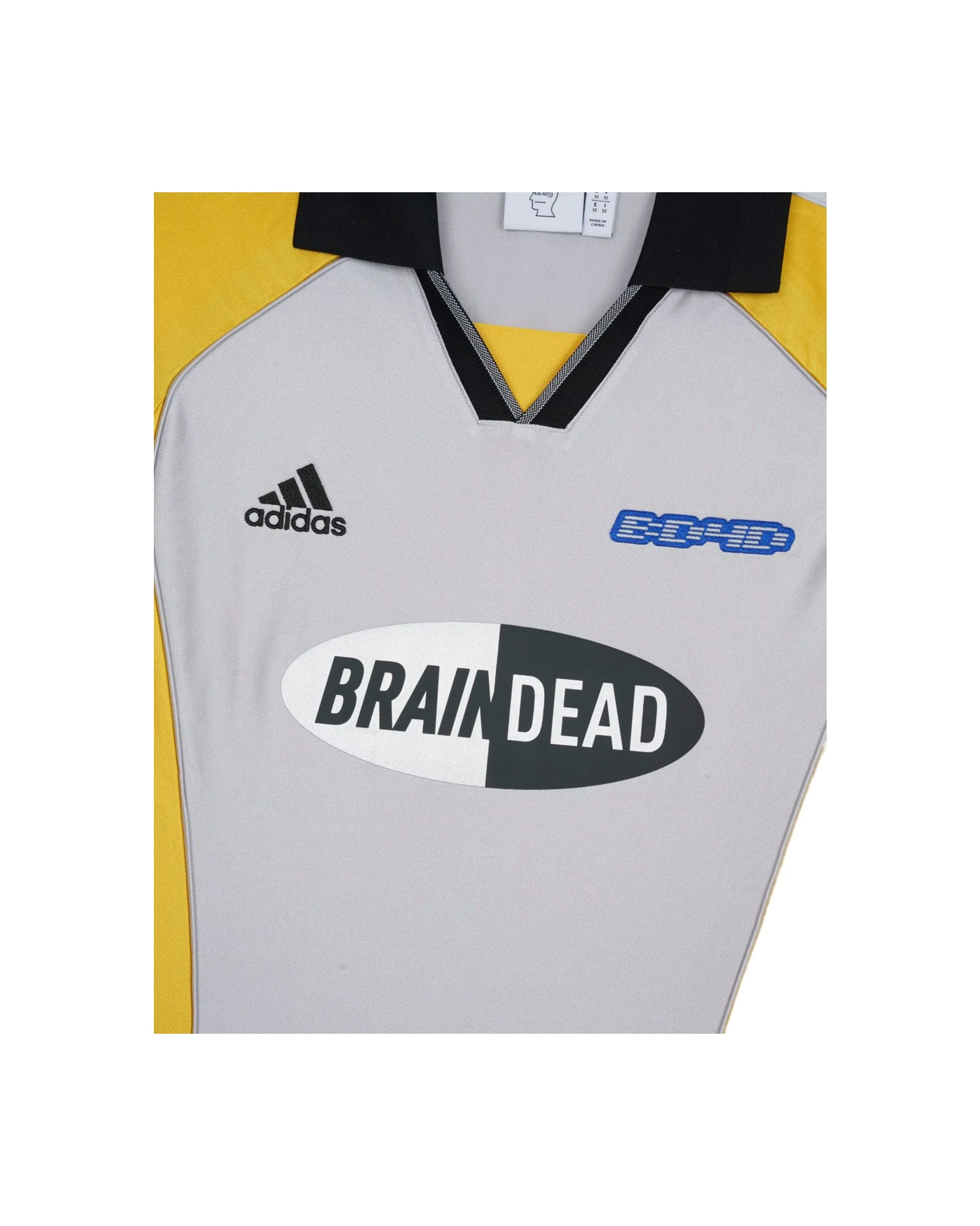 Brain Dead x adidas Short Sleeve Jersey - Silver - Image 8